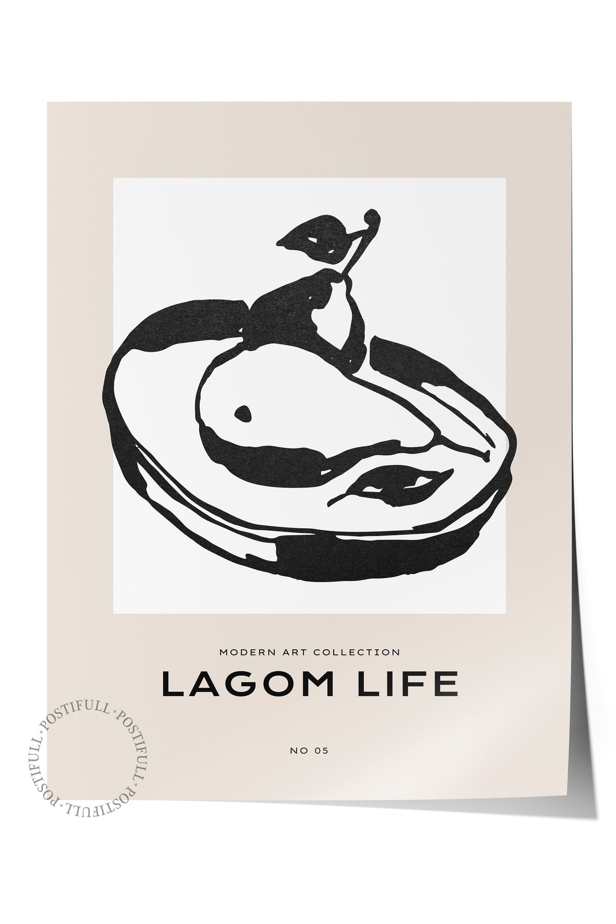 Soft Boho Çerçevesiz Duvar Posteri, İskandinav Temalı Poster - Salon, Mutfak ve Yatak Odası Dekoru