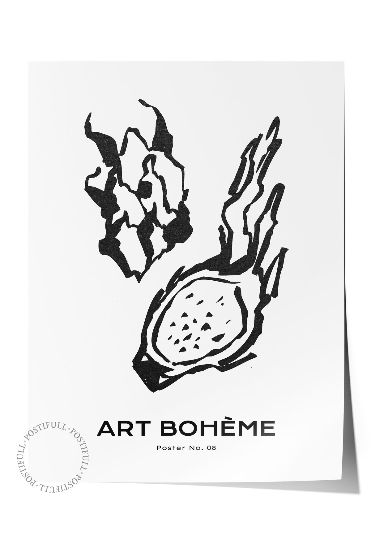 Soft Boho Çerçevesiz Duvar Posteri, İskandinav Temalı Poster - Salon, Mutfak ve Yatak Odası Dekoru