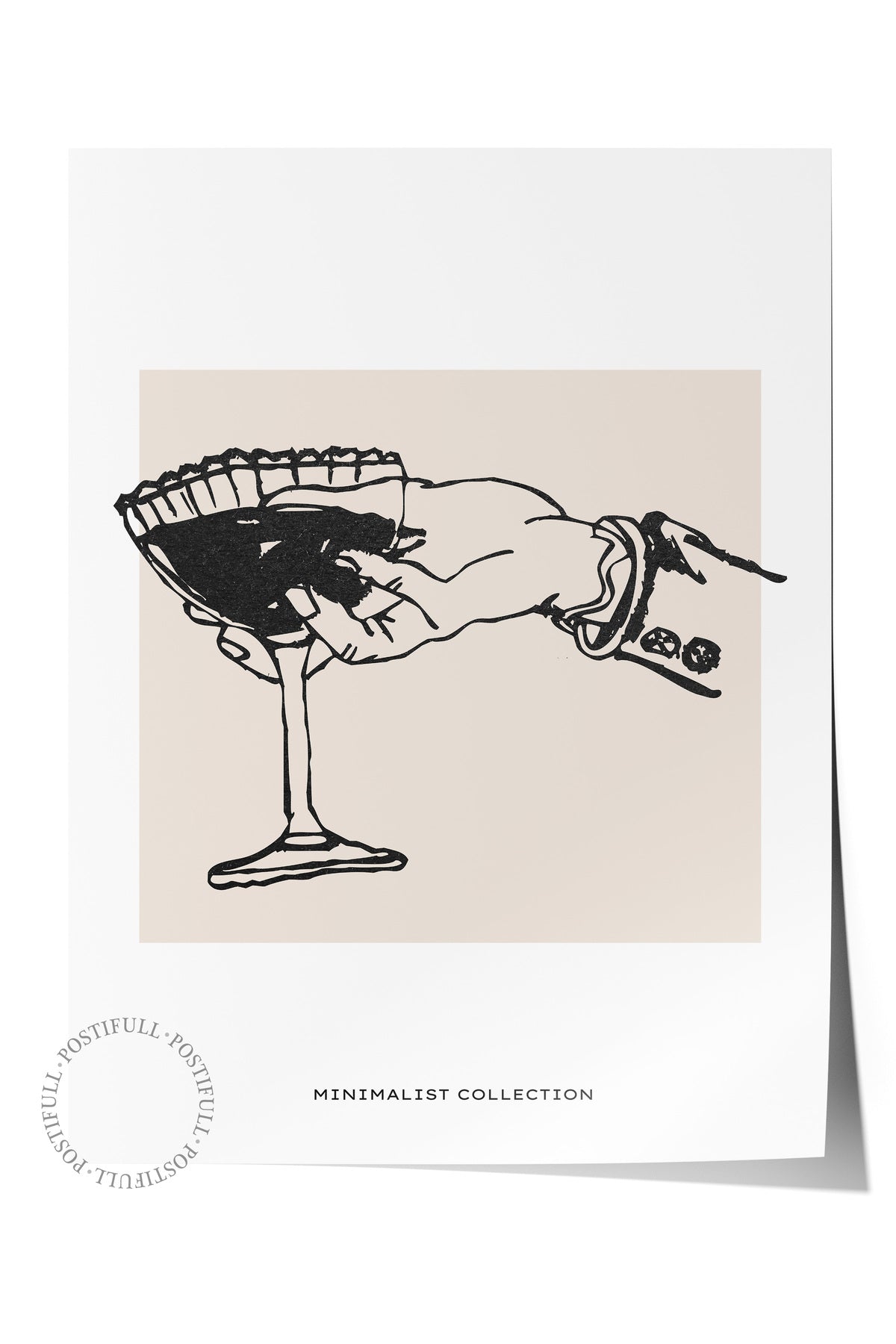 Soft Boho Çerçevesiz Duvar Posteri, İskandinav Temalı Poster - Salon, Mutfak ve Yatak Odası Dekoru