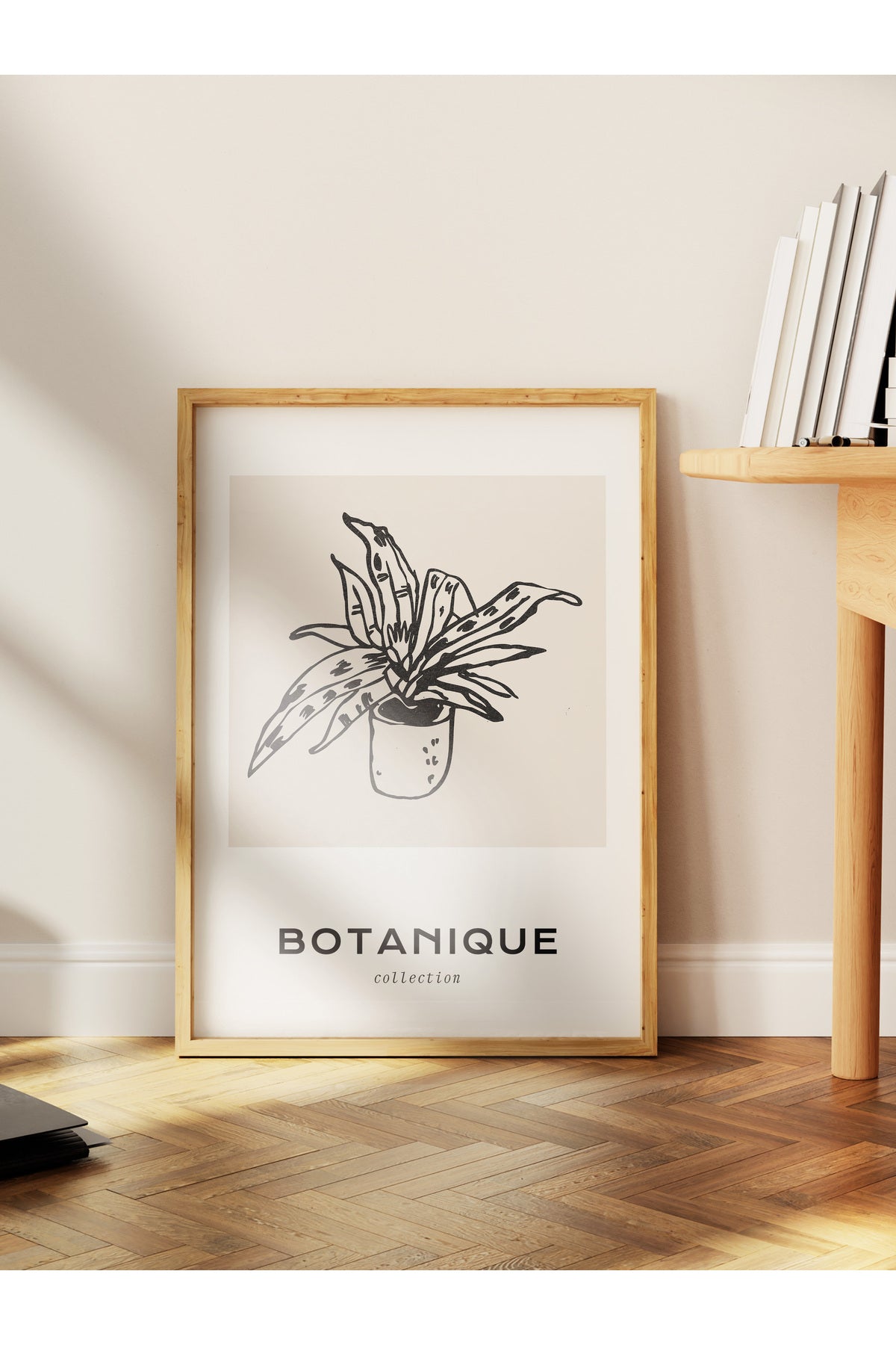 Soft Boho Çerçevesiz Duvar Posteri, İskandinav Temalı Poster - Salon, Mutfak ve Yatak Odası Dekoru