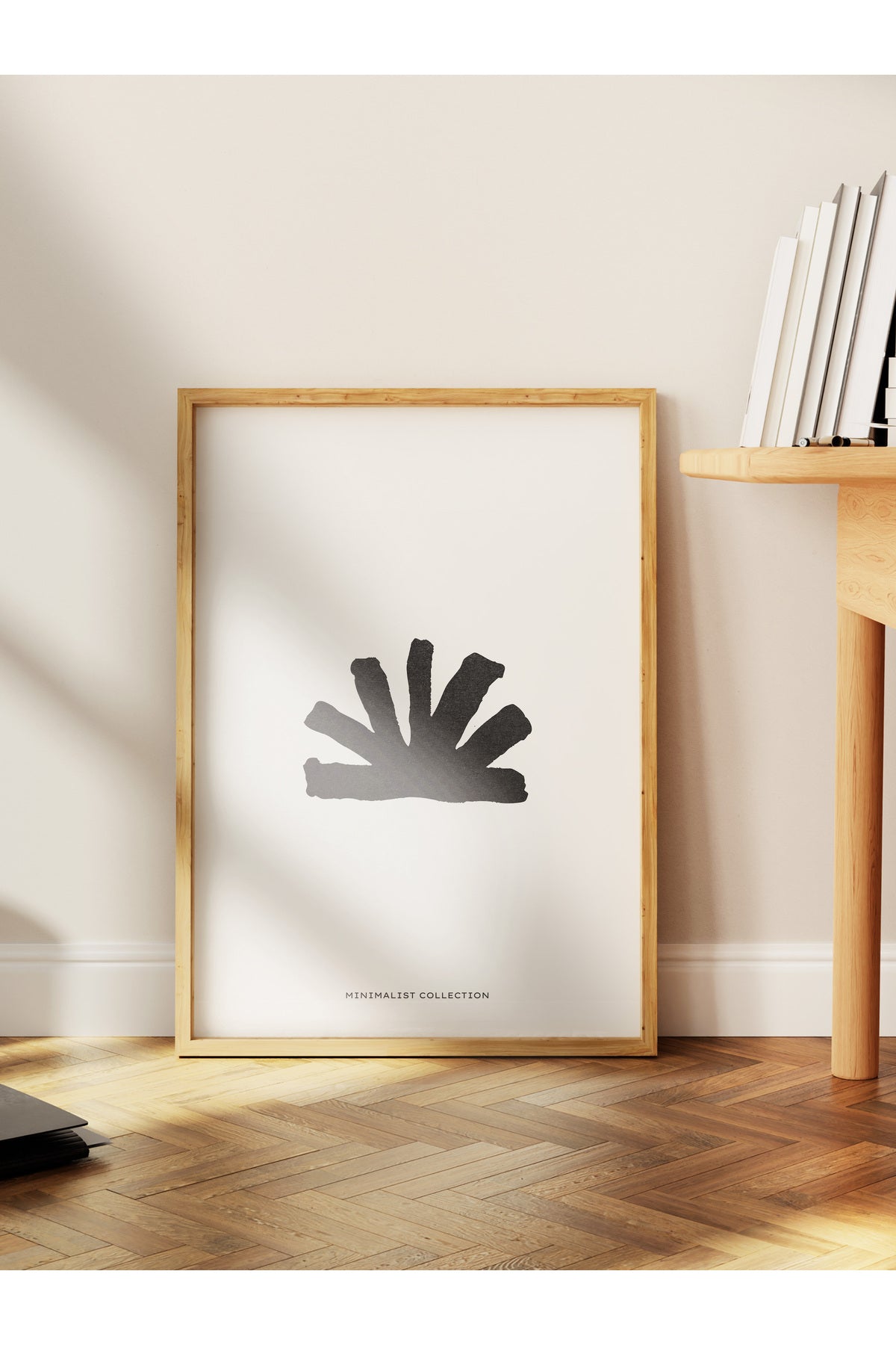 Soft Boho Çerçevesiz Duvar Posteri, İskandinav Temalı Poster - Salon, Mutfak ve Yatak Odası Dekoru