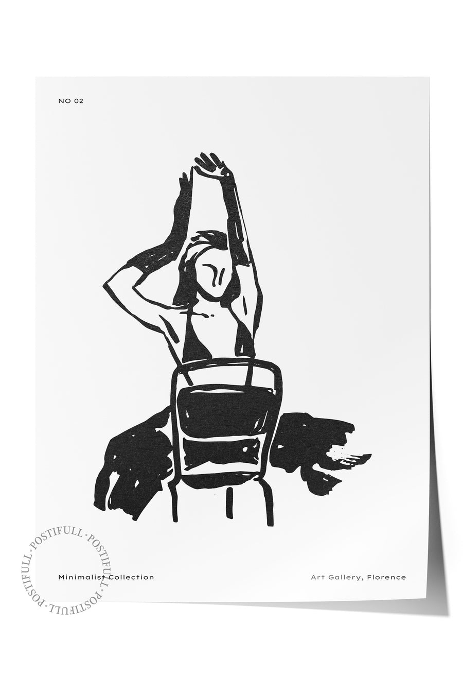 Figürlü Minimalist Sanat Bohem & Boho Çerçevesiz Poster