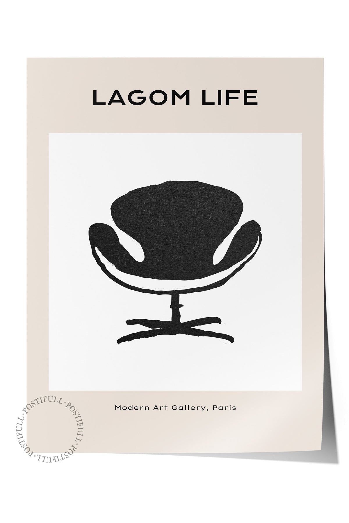 Soft Boho Çerçevesiz Duvar Posteri, İskandinav Temalı Poster - Salon, Mutfak ve Yatak Odası Dekoru