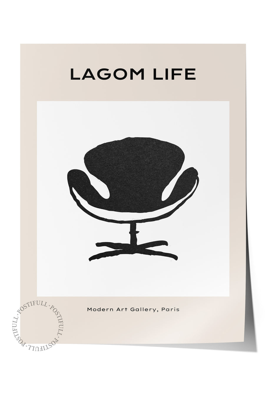 Farklı Tonlarda LAGOM LIFE Bohem & Boho Çerçevesiz Poster