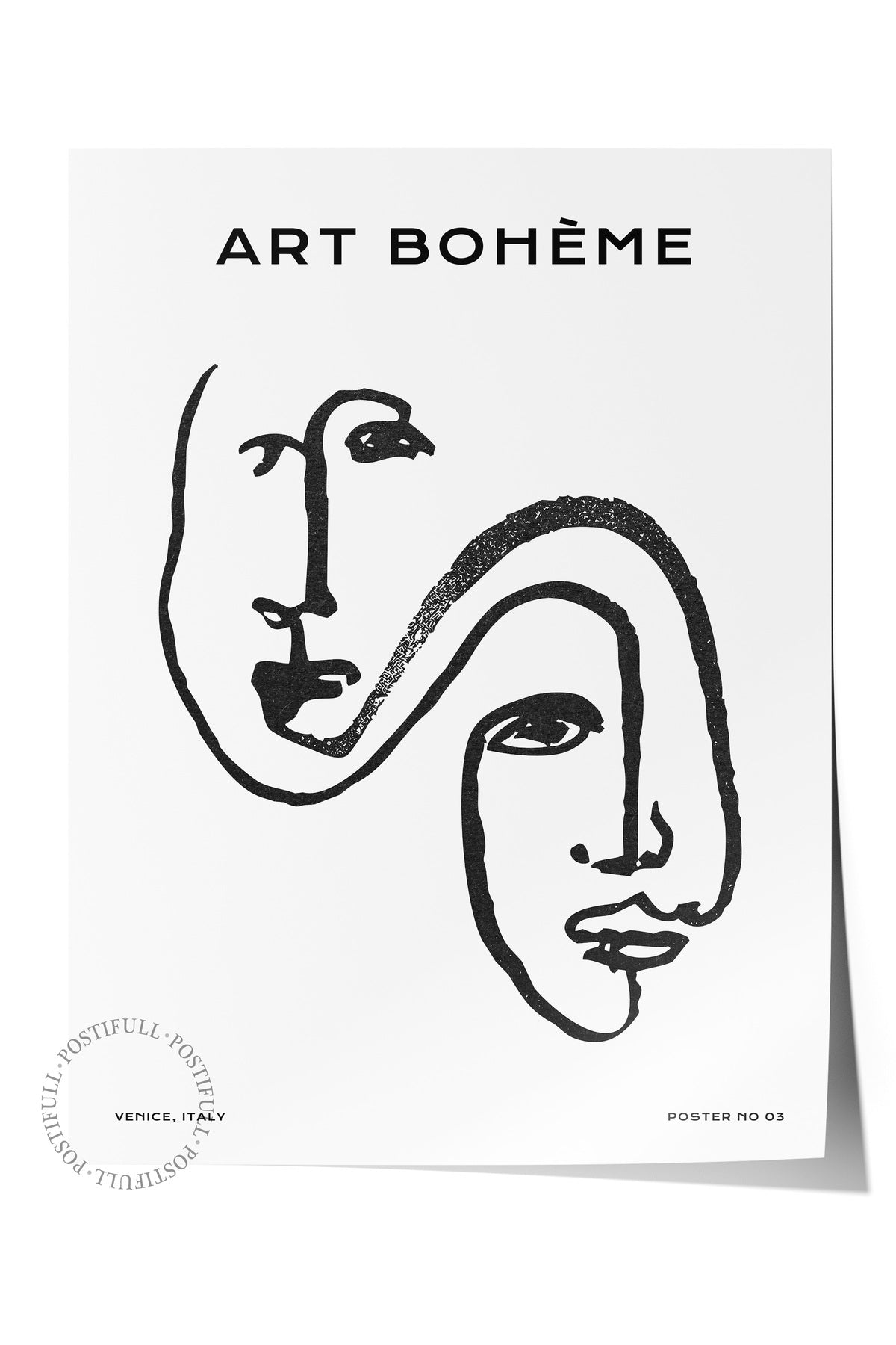 Soft Boho Çerçevesiz Duvar Posteri, İskandinav Temalı Poster - Salon, Mutfak ve Yatak Odası Dekoru