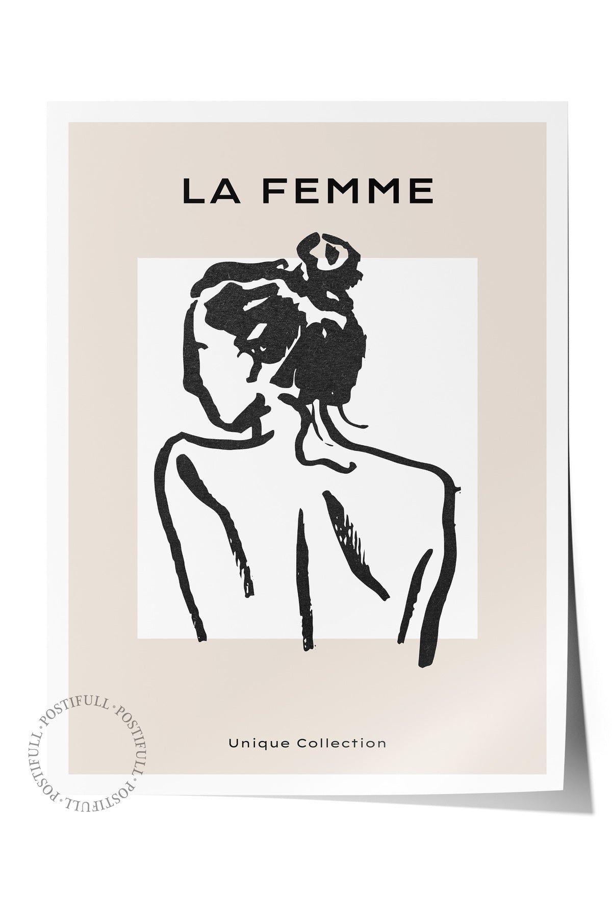 Soft Boho Çerçevesiz Duvar Posteri, İskandinav Temalı Poster - Salon, Mutfak ve Yatak Odası Dekoru