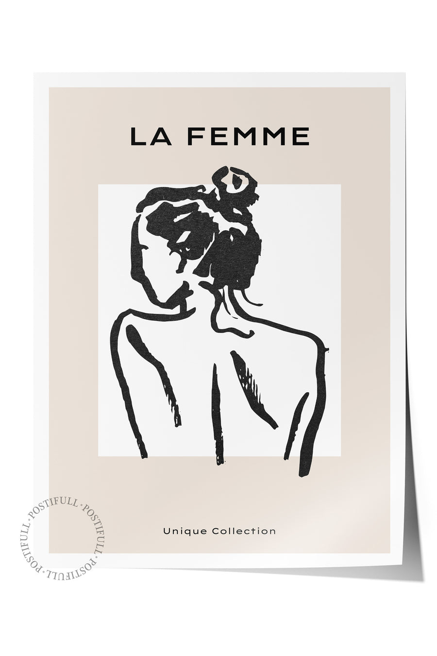 Farklı Tonlarda La Femme Bohem & Boho Çerçevesiz Poster