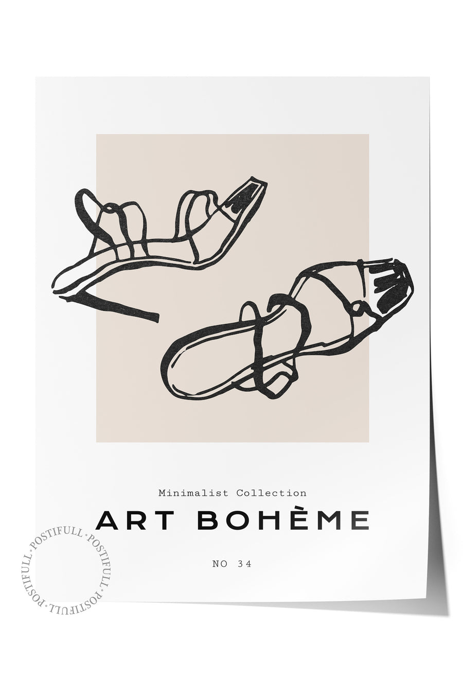 Farklı Tonlarda ART BOHÈME Bohem & Boho Çerçevesiz Poster