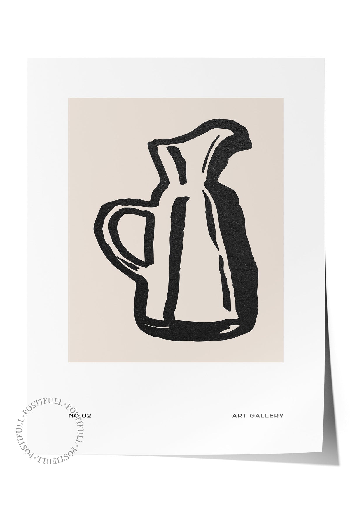 Soft Boho Çerçevesiz Duvar Posteri, İskandinav Temalı Poster - Salon, Mutfak ve Yatak Odası Dekoru