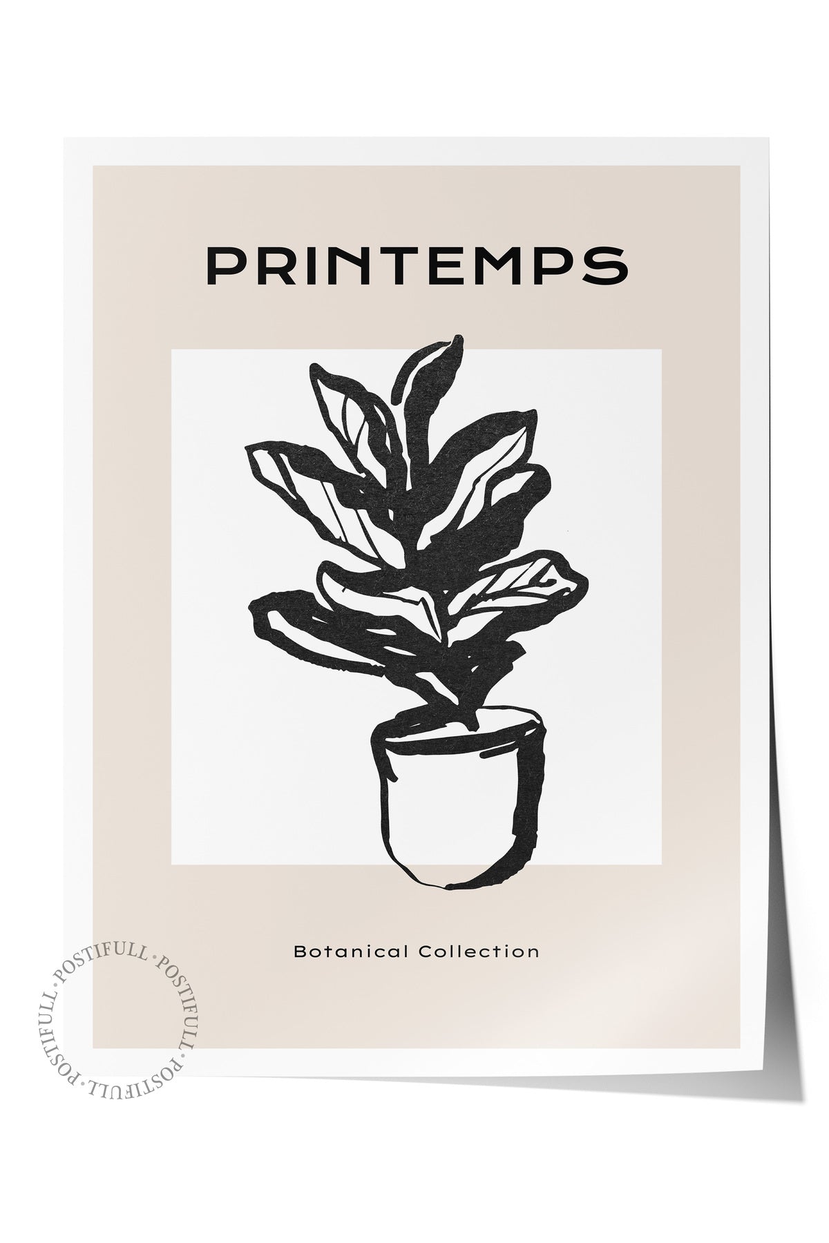 Soft Boho Çerçevesiz Duvar Posteri, İskandinav Temalı Poster - Salon, Mutfak ve Yatak Odası Dekoru