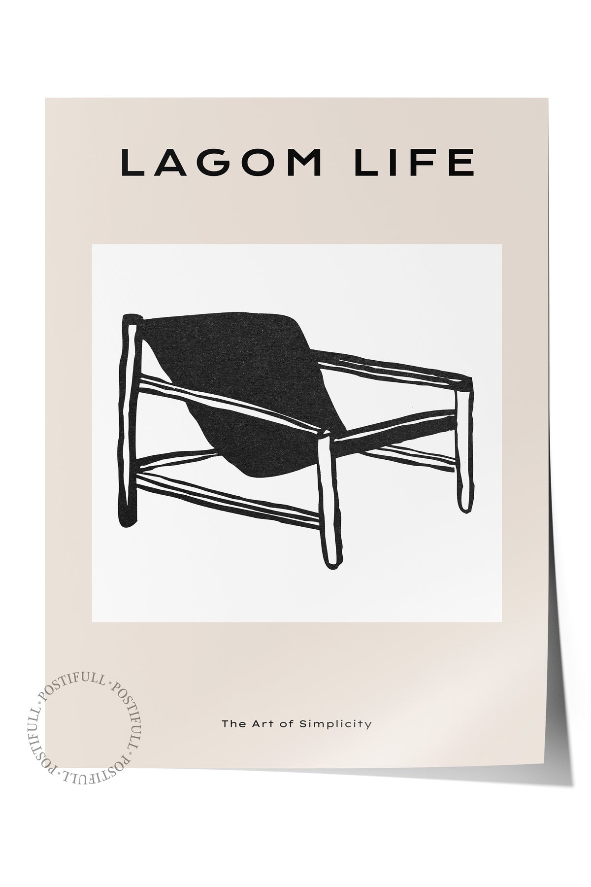 Soft Boho Çerçevesiz Duvar Posteri, İskandinav Temalı Poster - Salon, Mutfak ve Yatak Odası Dekoru