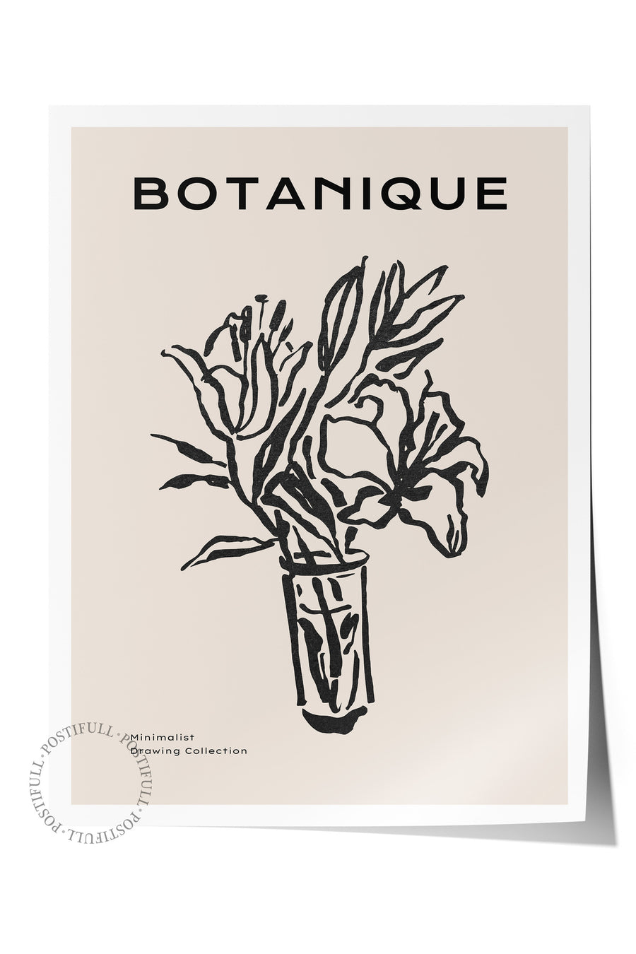 Farklı Tonlarda BOTANIQUE Bohem & Boho Çerçevesiz Poster