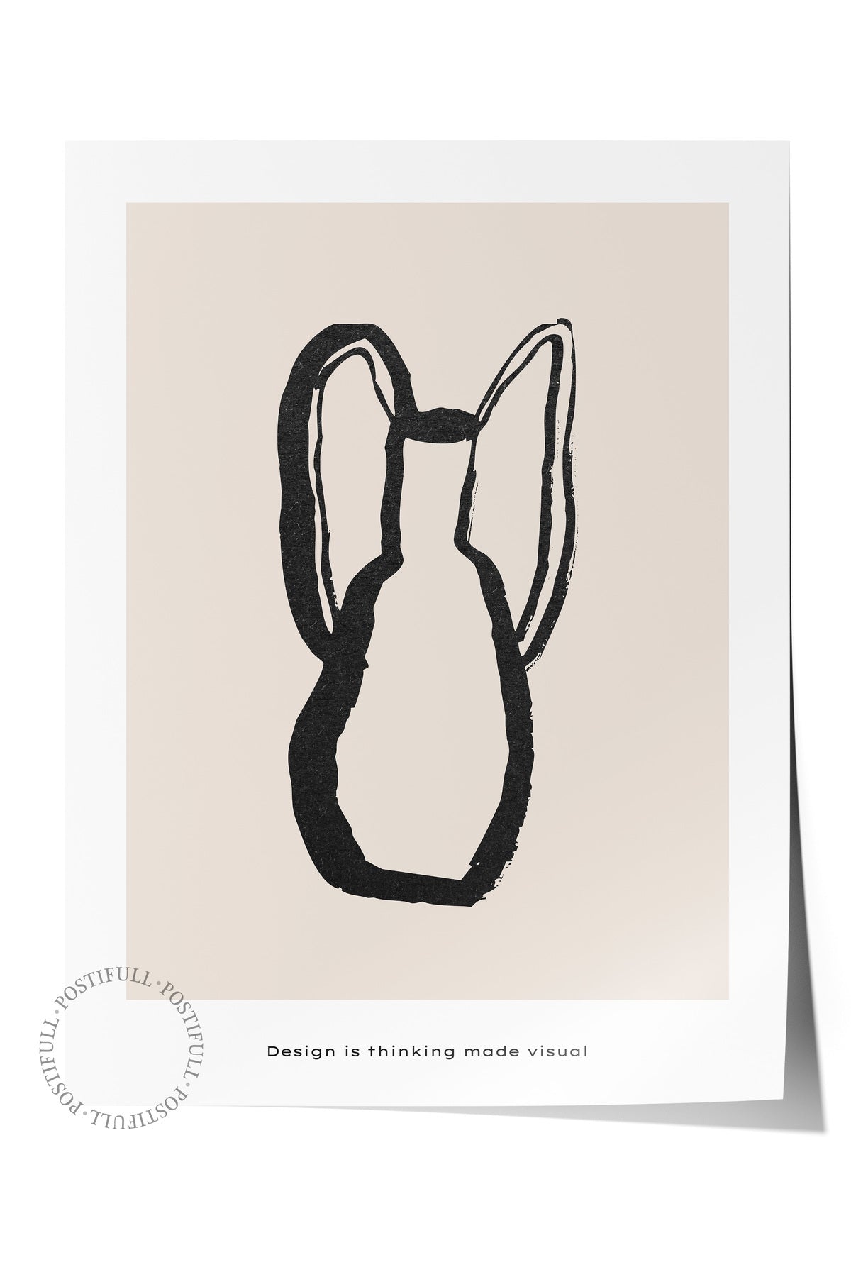 Soft Boho Çerçevesiz Duvar Posteri, İskandinav Temalı Poster - Salon, Mutfak ve Yatak Odası Dekoru