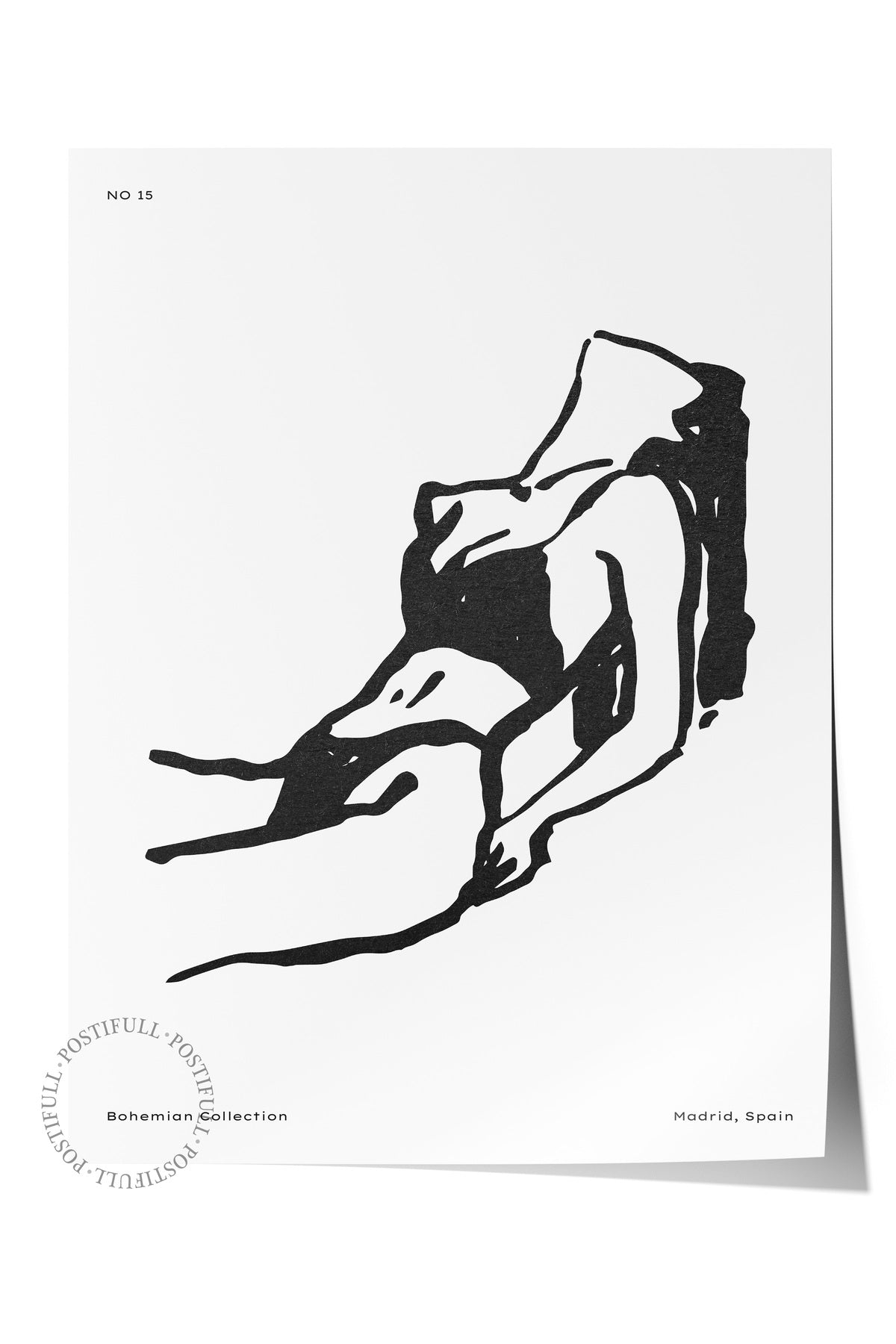 Soft Boho Çerçevesiz Duvar Posteri, İskandinav Temalı Poster - Salon, Mutfak ve Yatak Odası Dekoru