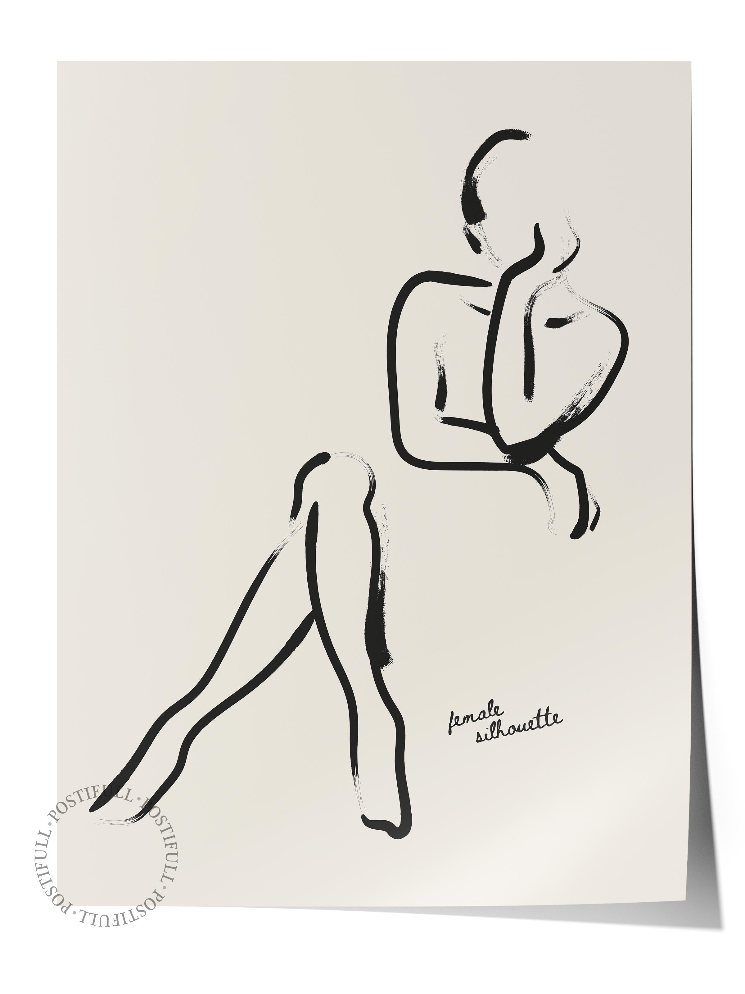 Soft Boho Çerçevesiz Duvar Posteri, İskandinav Temalı Poster - Salon, Mutfak ve Yatak Odası Dekoru