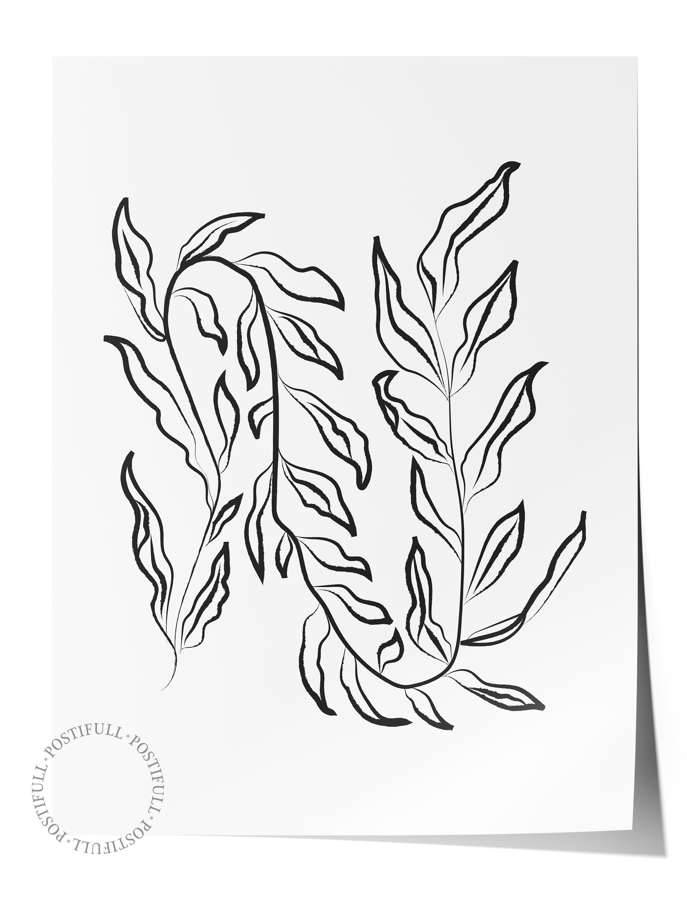 Soft Boho Çerçevesiz Duvar Posteri, İskandinav Temalı Poster - Salon, Mutfak ve Yatak Odası Dekoru