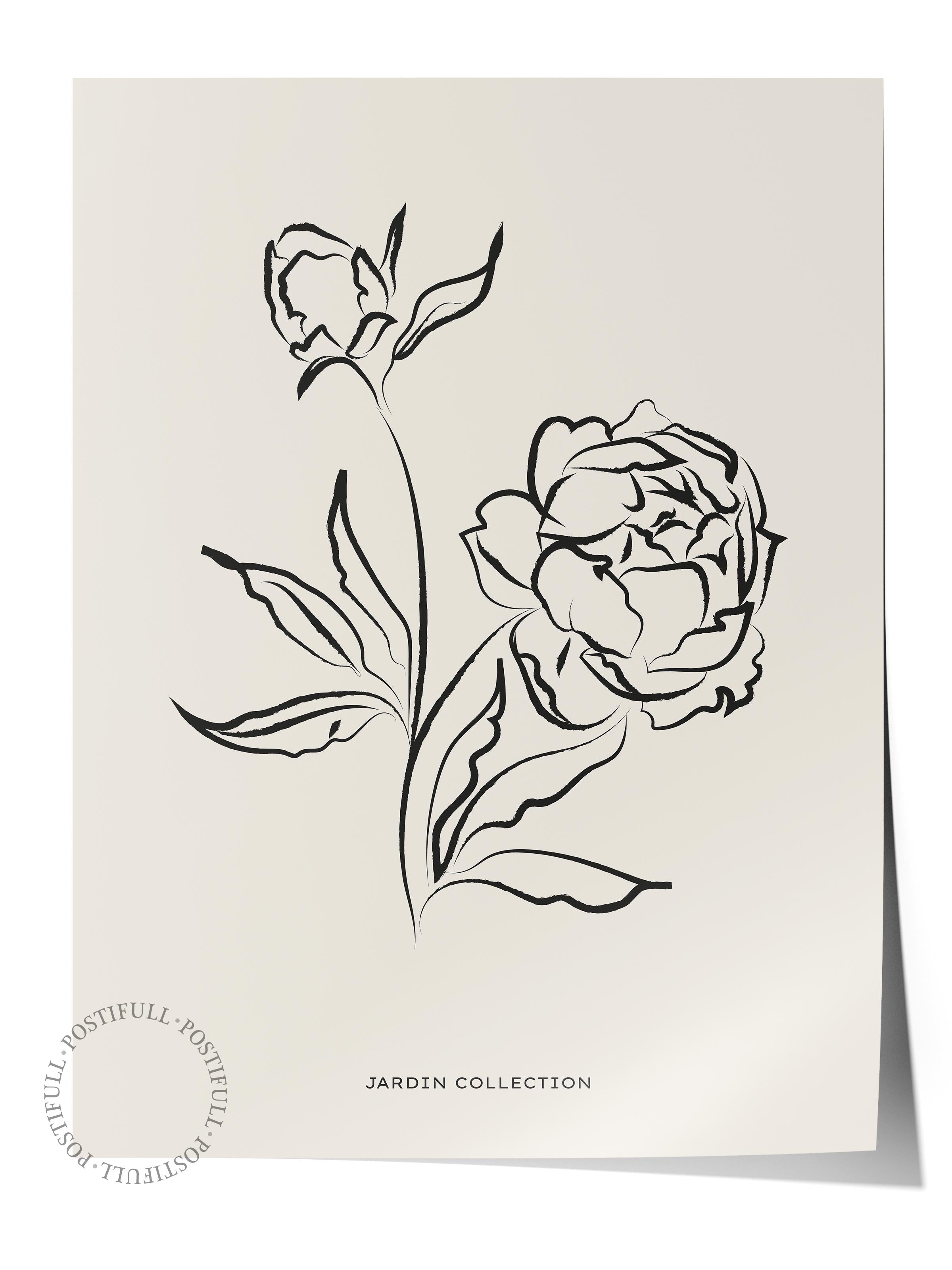 Soft Boho Çerçevesiz Duvar Posteri, İskandinav Temalı Poster - Salon, Mutfak ve Yatak Odası Dekoru