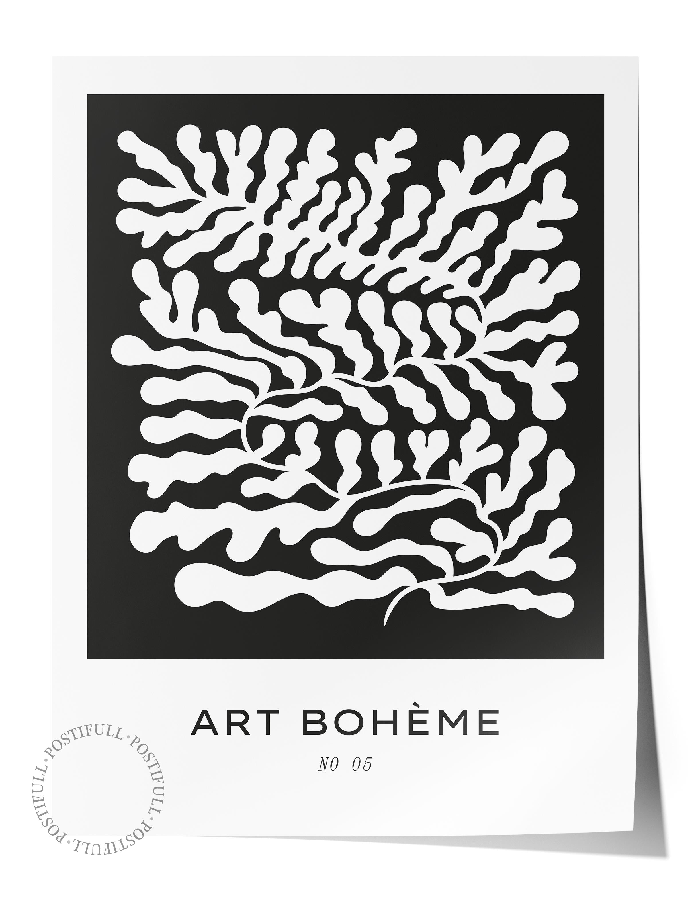 Soft Boho Çerçevesiz Duvar Posteri, İskandinav Temalı Poster - Salon, Mutfak ve Yatak Odası Dekoru