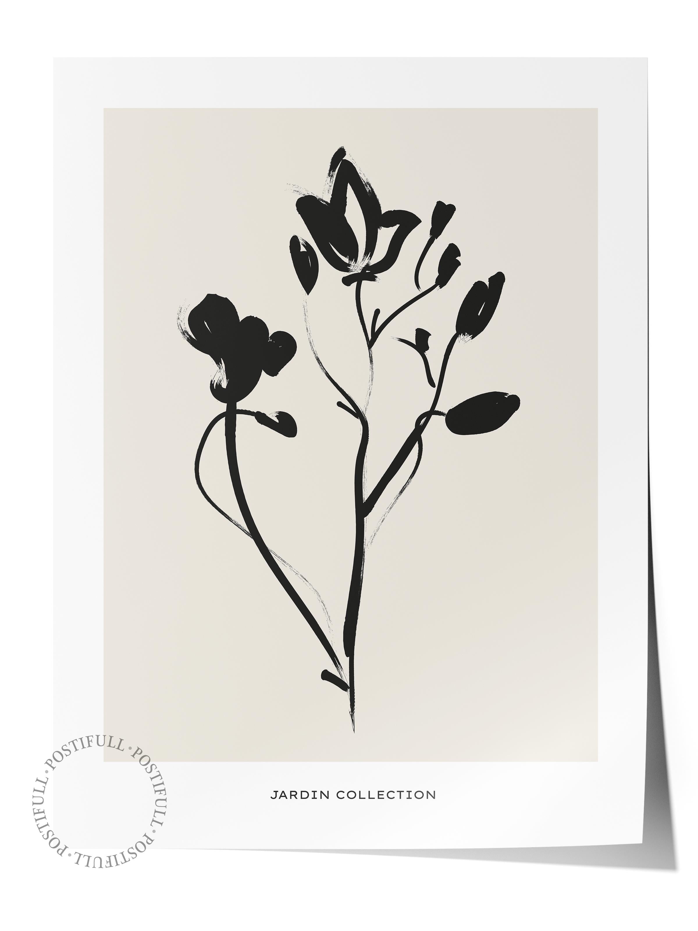 Soft Boho Çerçevesiz Duvar Posteri, İskandinav Temalı Poster - Salon, Mutfak ve Yatak Odası Dekoru