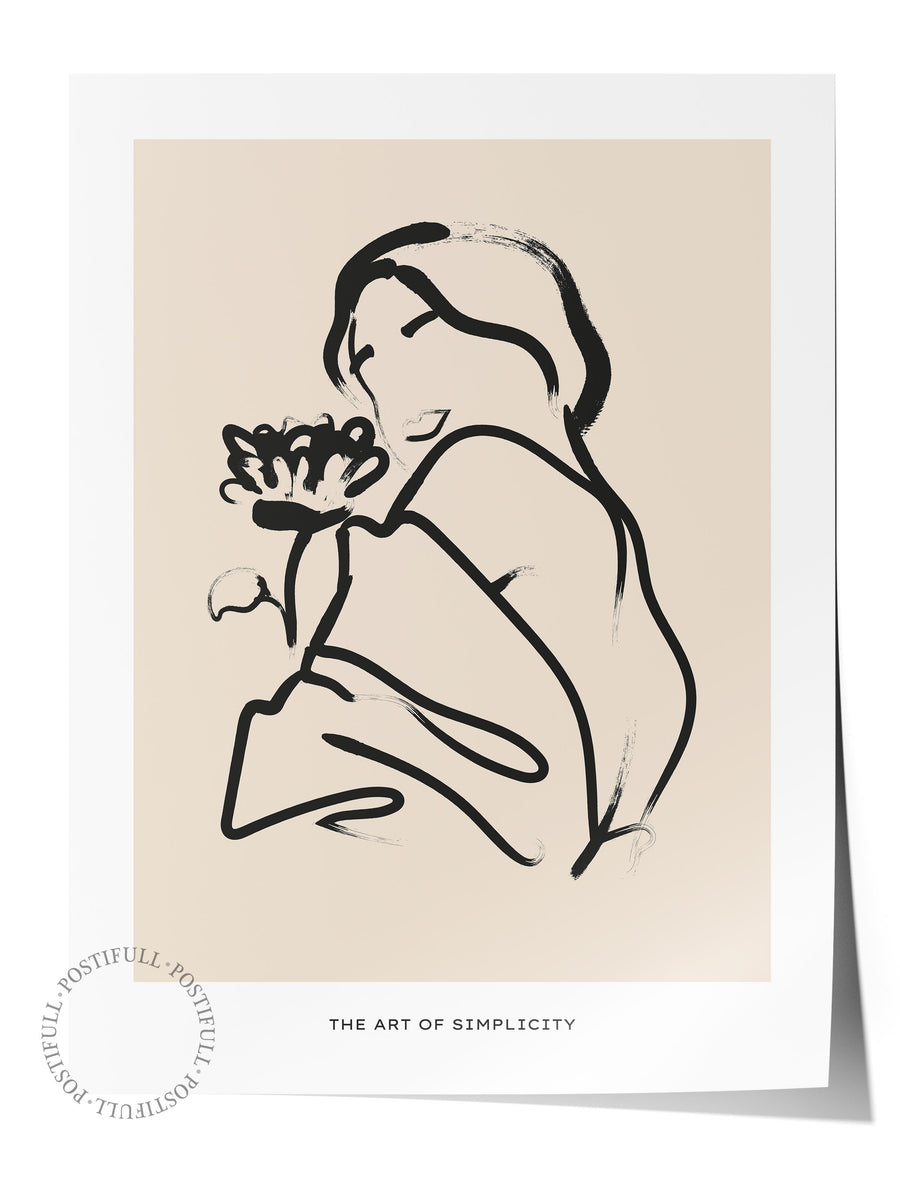 The Art of Simplicity Bohem & Boho Çerçevesiz Poster