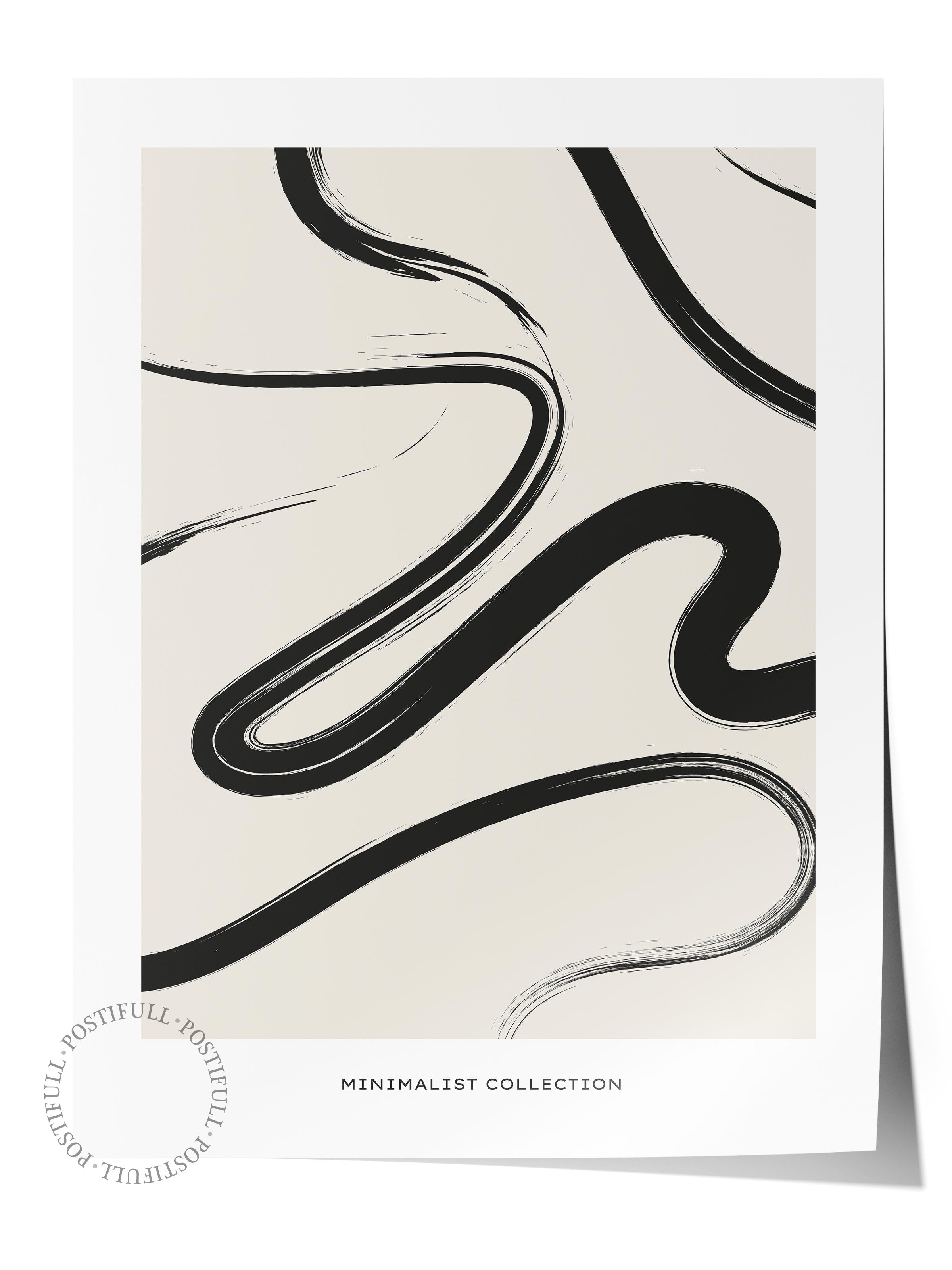 Soft Boho Çerçevesiz Duvar Posteri, İskandinav Temalı Poster - Salon, Mutfak ve Yatak Odası Dekoru