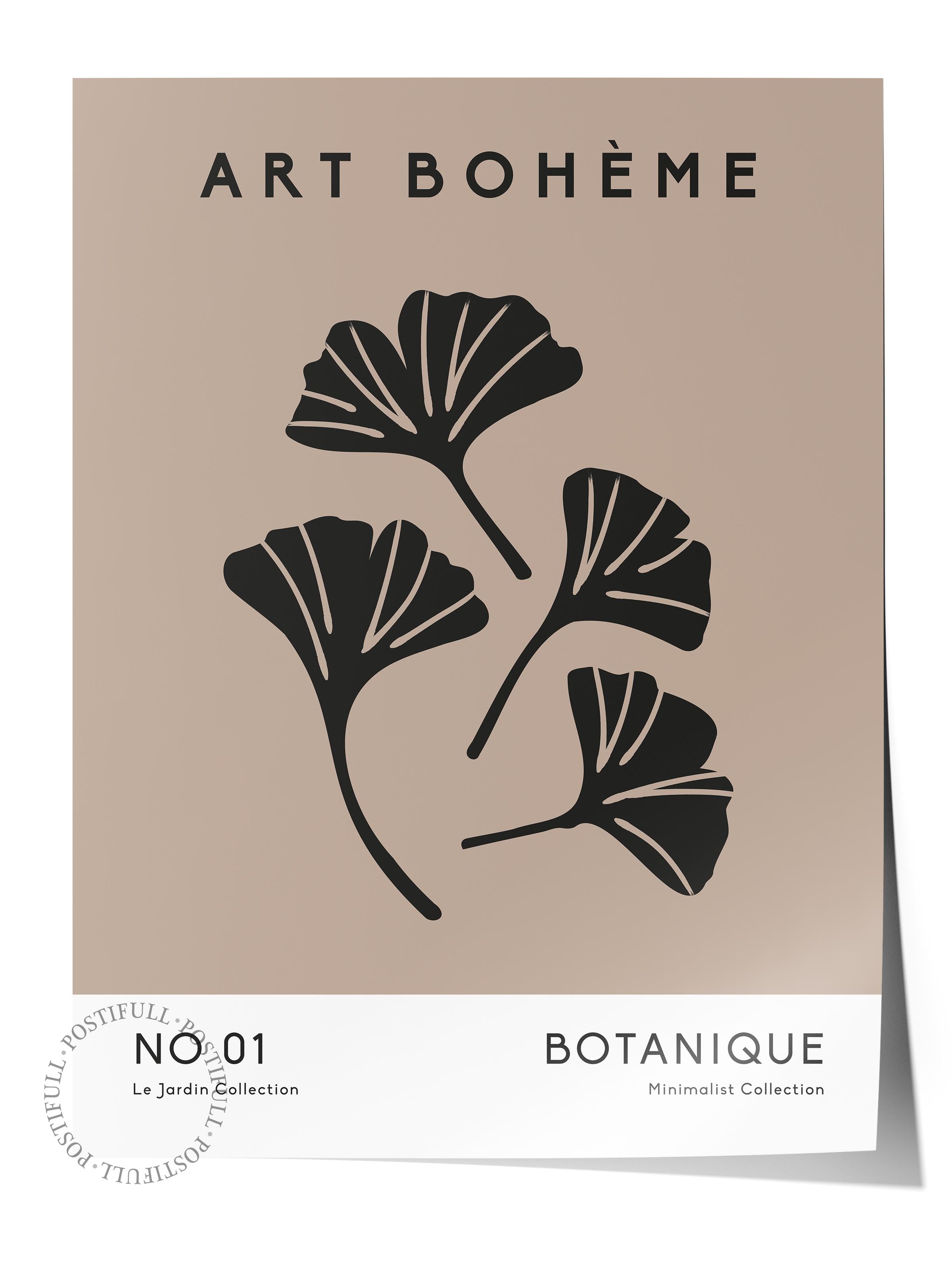 Soft Boho Çerçevesiz Duvar Posteri, İskandinav Temalı Poster - Salon, Mutfak ve Yatak Odası Dekoru