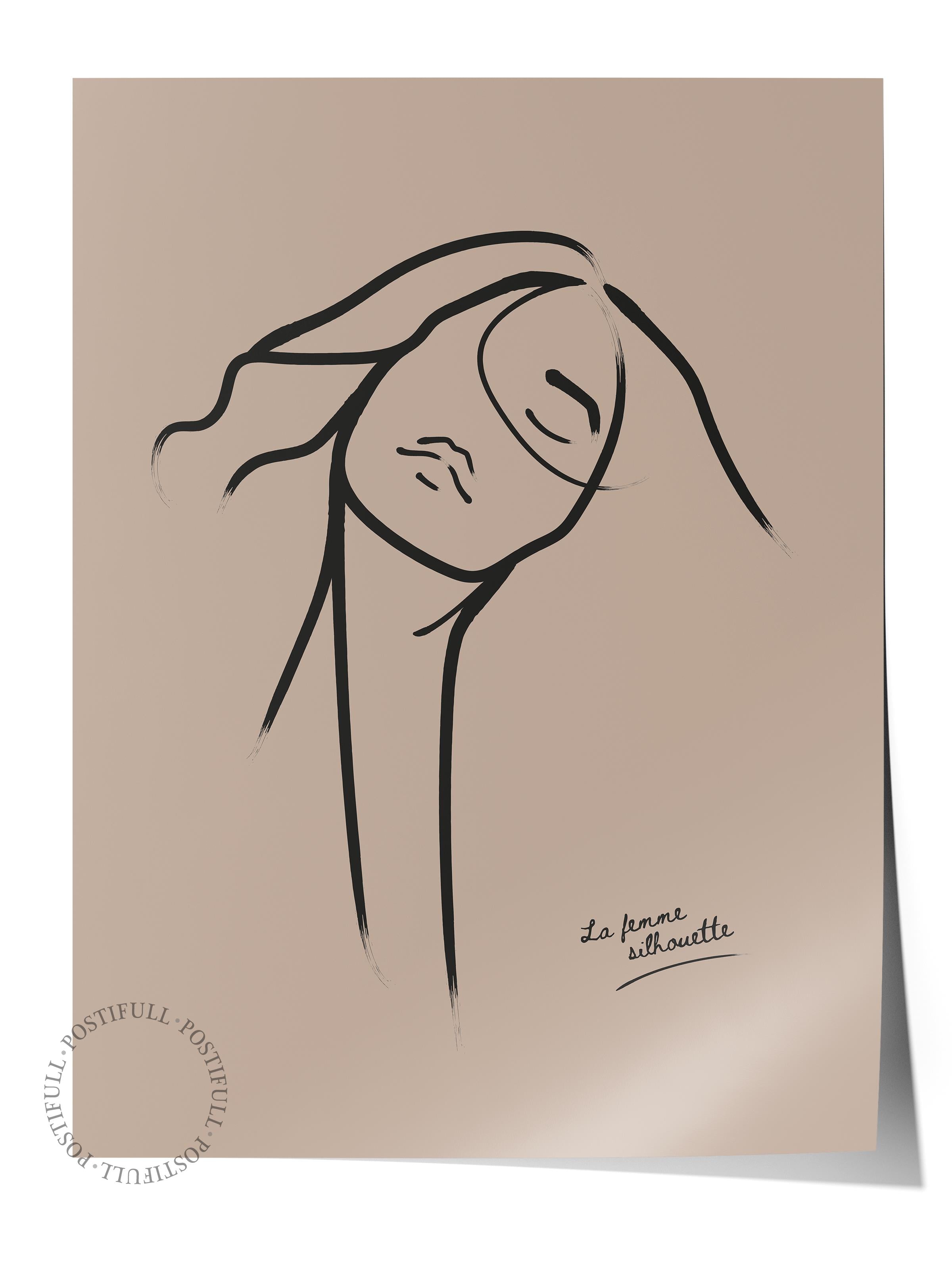 Soft Boho Çerçevesiz Duvar Posteri, İskandinav Temalı Poster - Salon, Mutfak ve Yatak Odası Dekoru