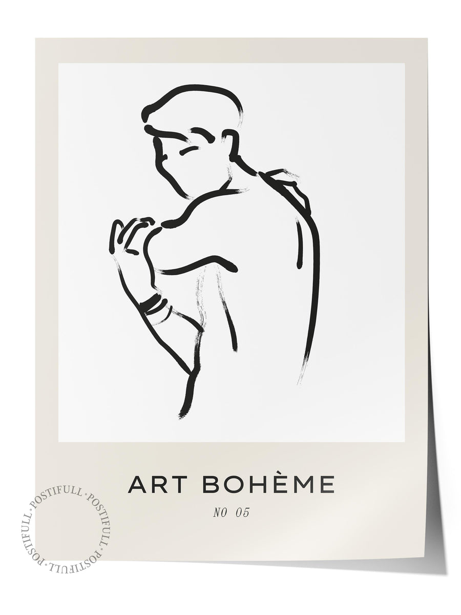 Farklı Tonlarda Art Bohème Bohem & Boho Çerçevesiz Poster