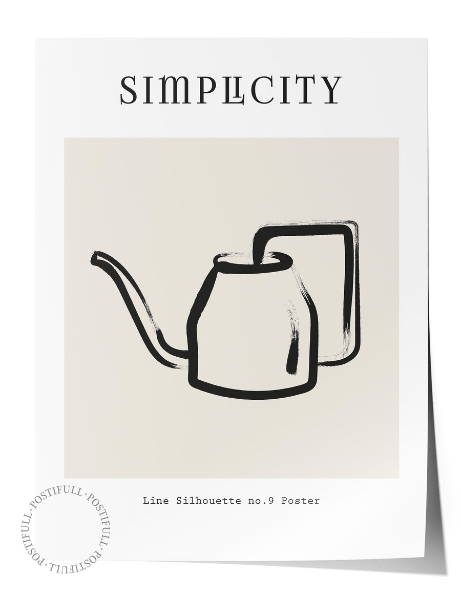 Farklı Tonlarda Simplicity Bohem & Boho Çerçevesiz Poster