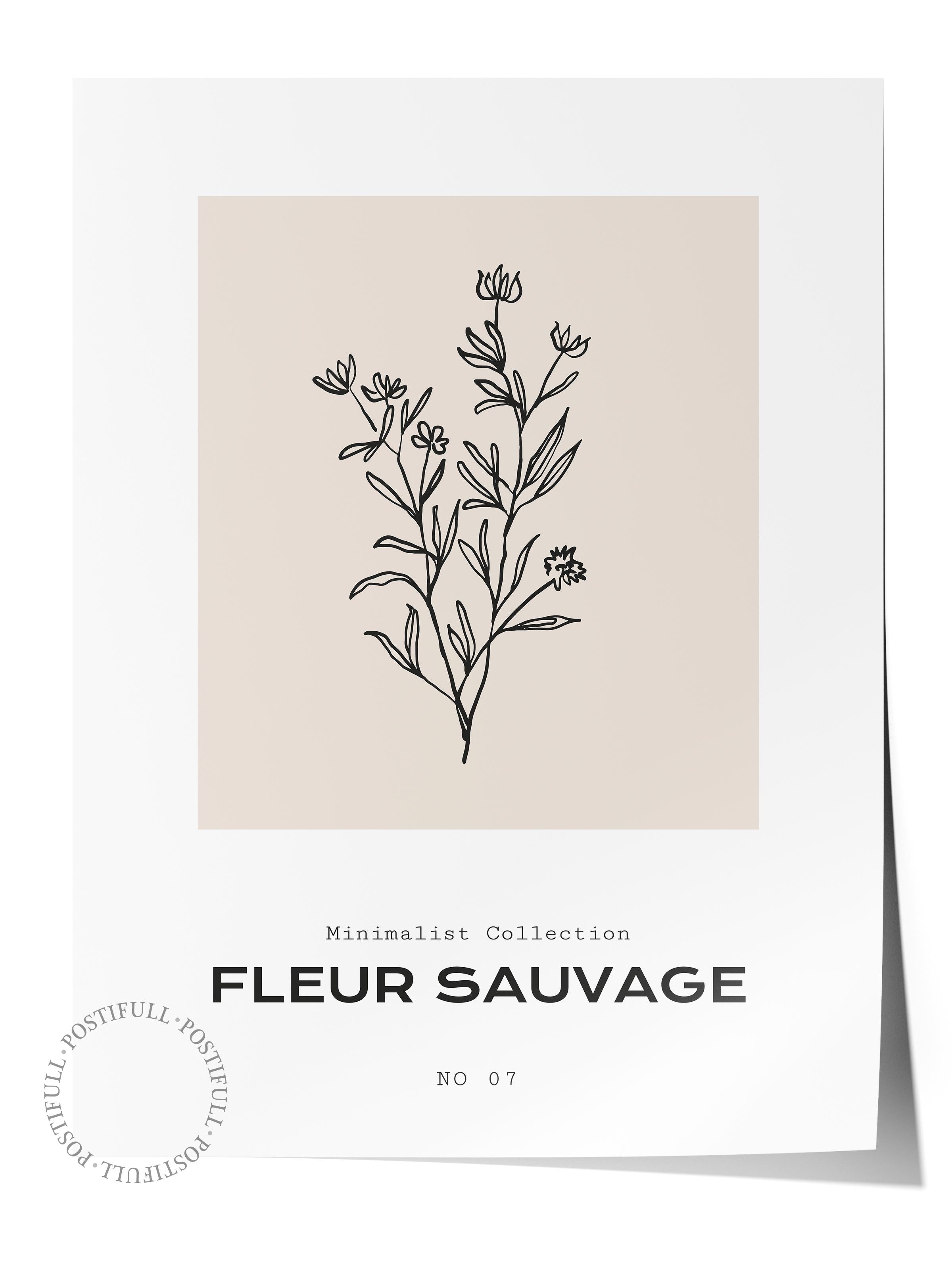 Soft Boho Çerçevesiz Duvar Posteri, İskandinav Temalı Poster - Salon, Mutfak ve Yatak Odası Dekoru