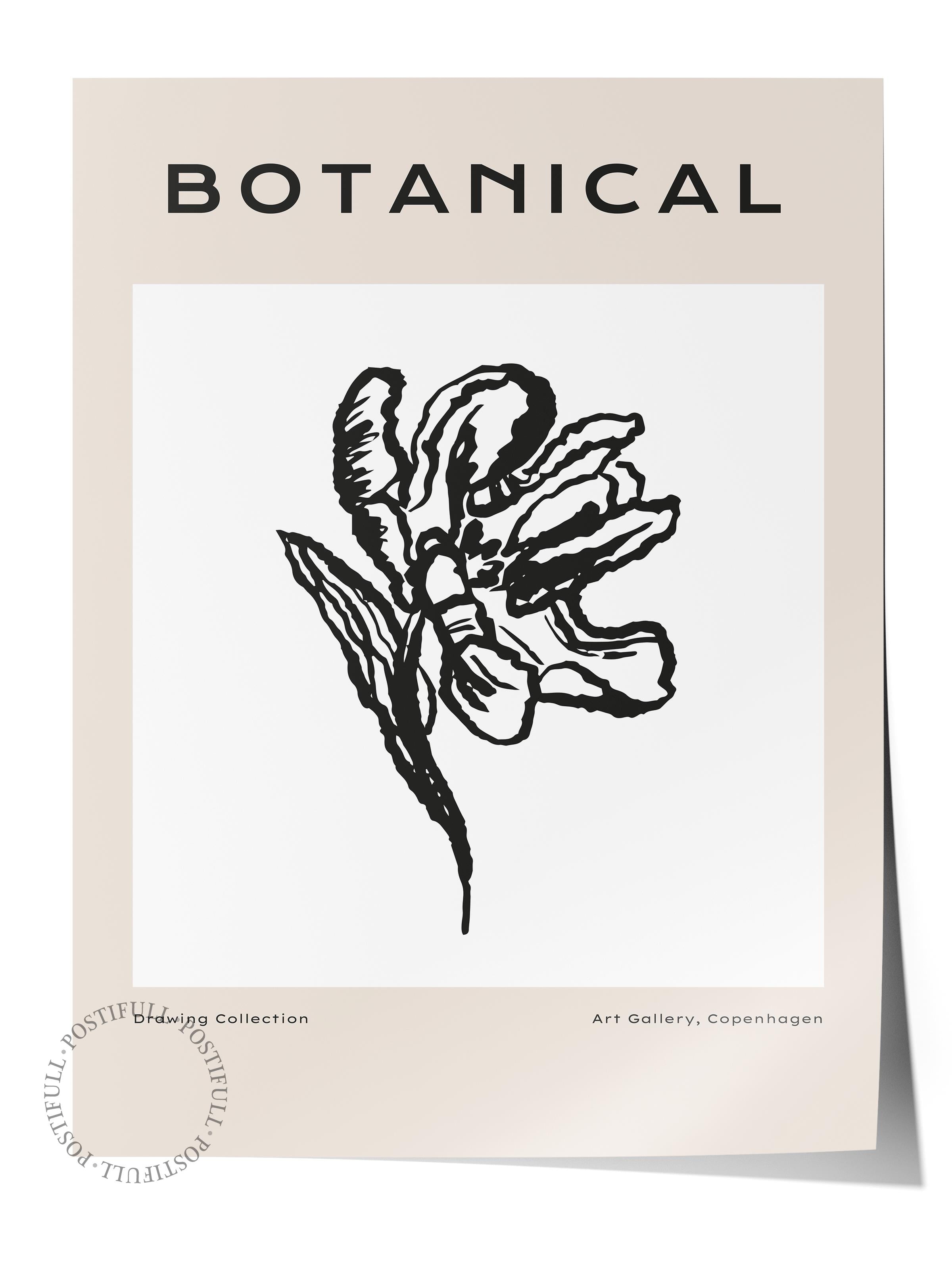 Soft Boho Çerçevesiz Duvar Posteri, İskandinav Temalı Poster - Salon, Mutfak ve Yatak Odası Dekoru