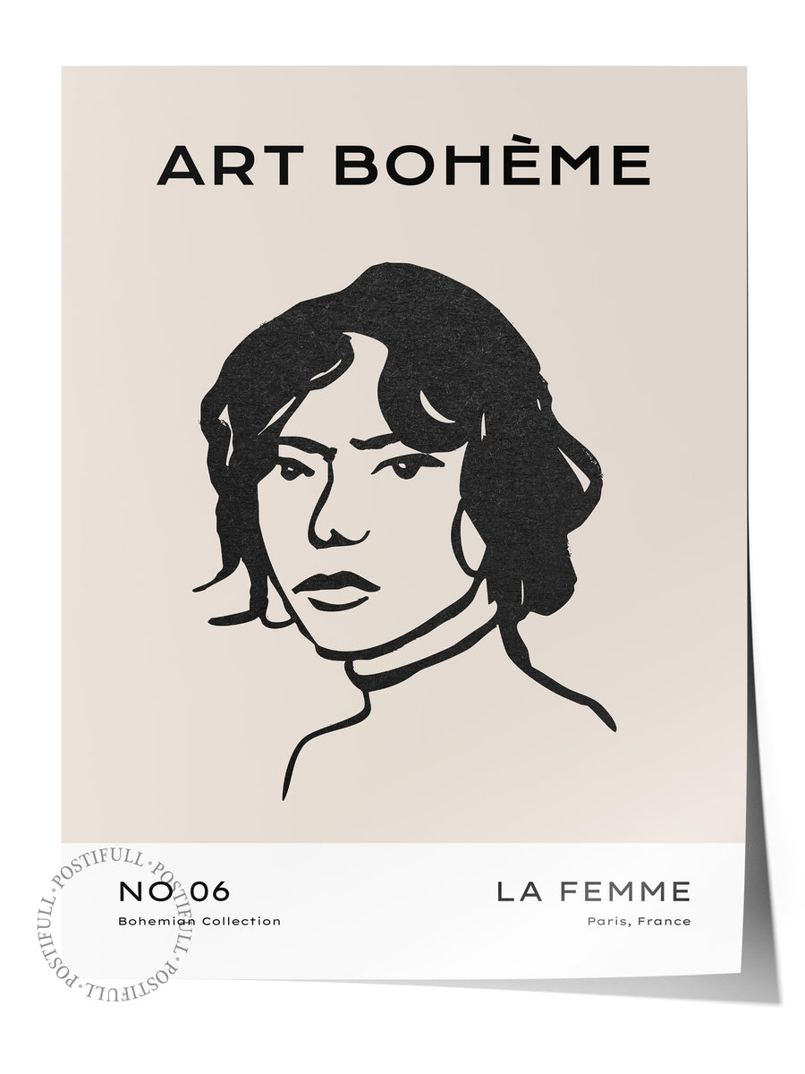 Farklı Tonlarda ART BOHÈME Bohem & Boho Çerçevesiz Poster