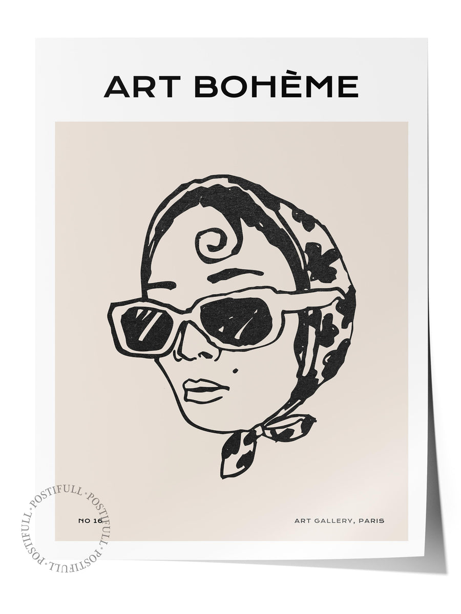 Farklı Tonlarda Art Bohème Bohem & Boho Çerçevesiz Poster