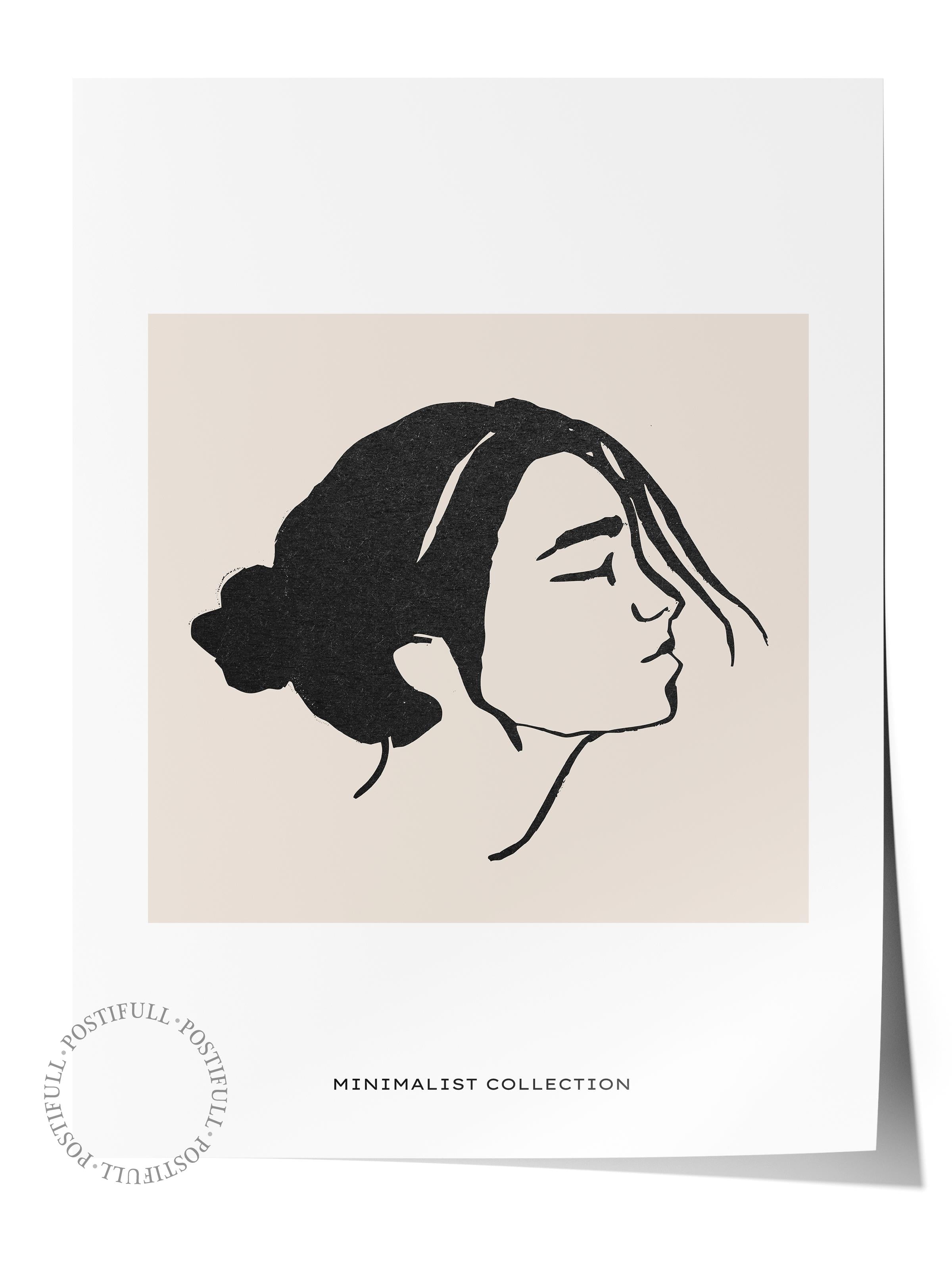 Soft Boho Çerçevesiz Duvar Posteri, İskandinav Temalı Poster - Salon, Mutfak ve Yatak Odası Dekoru