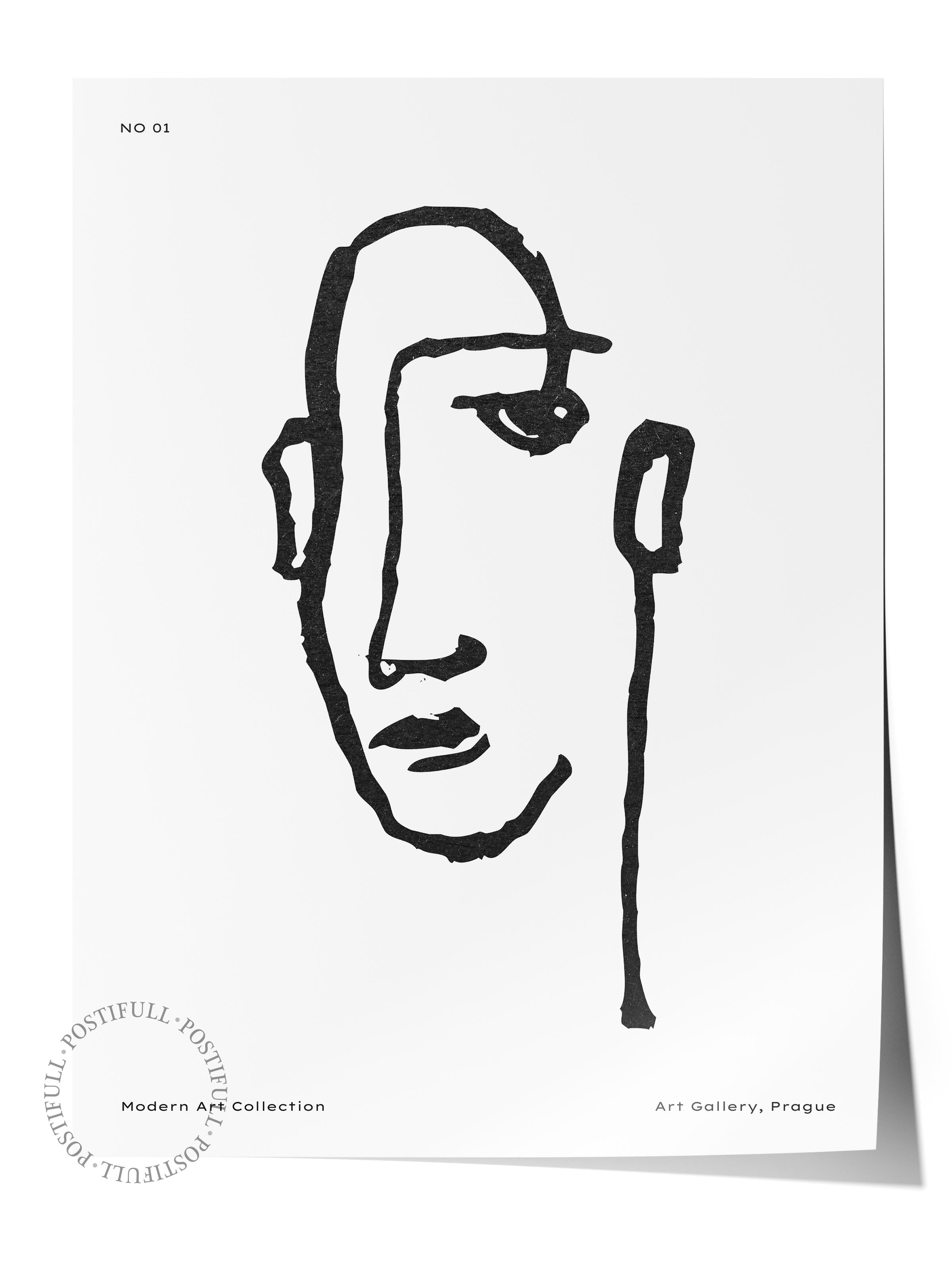 Soft Boho Çerçevesiz Duvar Posteri, İskandinav Temalı Poster - Salon, Mutfak ve Yatak Odası Dekoru