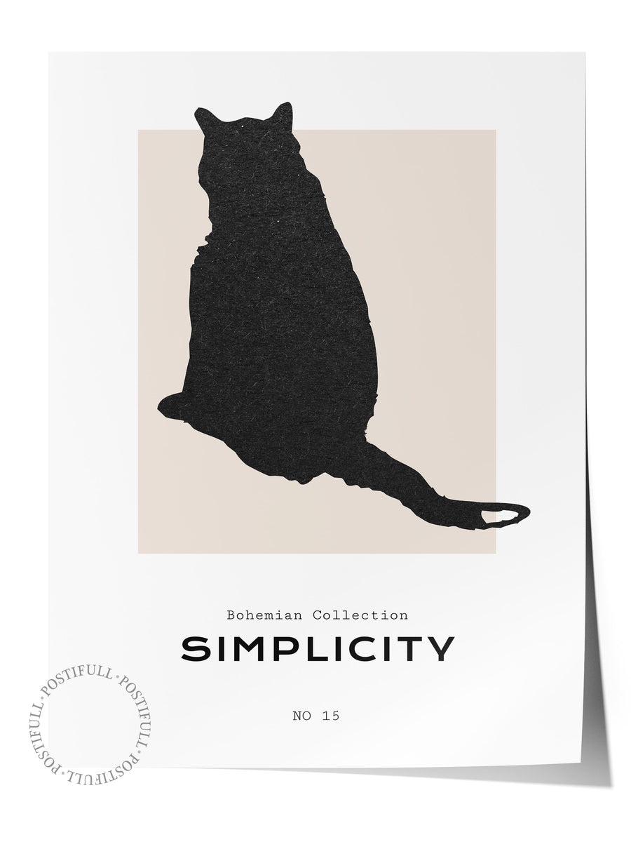 Farklı Tonlarda Simplicity Bohem & Boho Çerçevesiz Poster