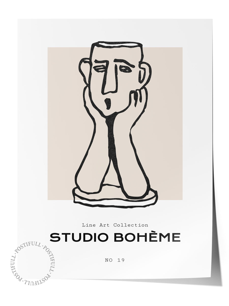 Farklı Tonlarda Studio Bohème Bohem & Boho Çerçevesiz Poster