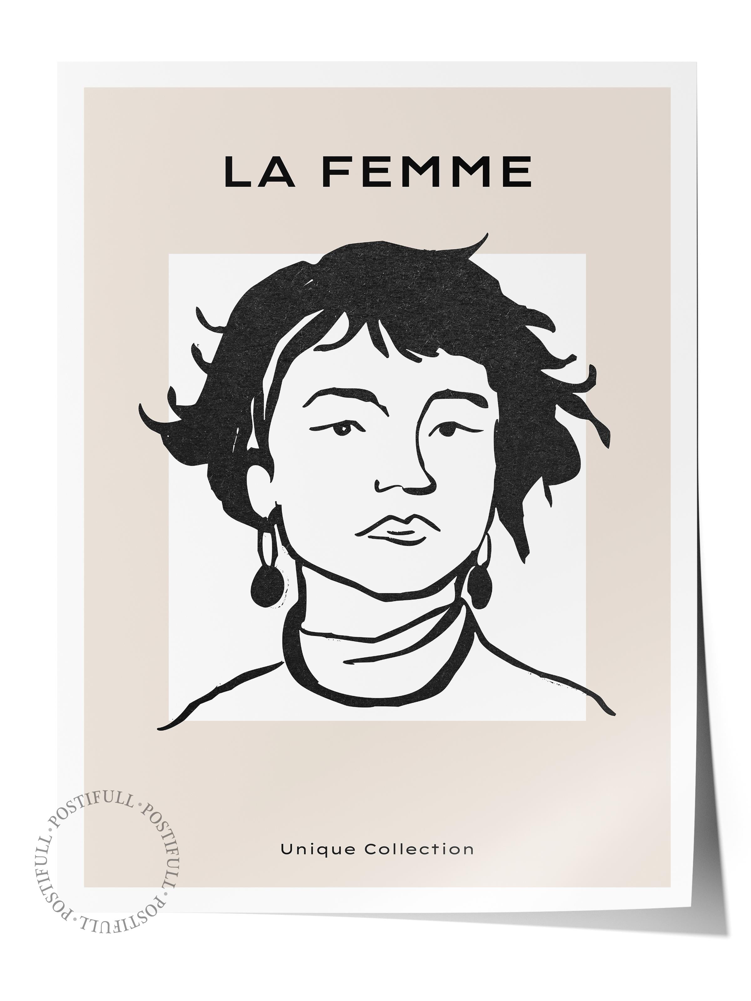 Soft Boho Çerçevesiz Duvar Posteri, İskandinav Temalı Poster - Salon, Mutfak ve Yatak Odası Dekoru