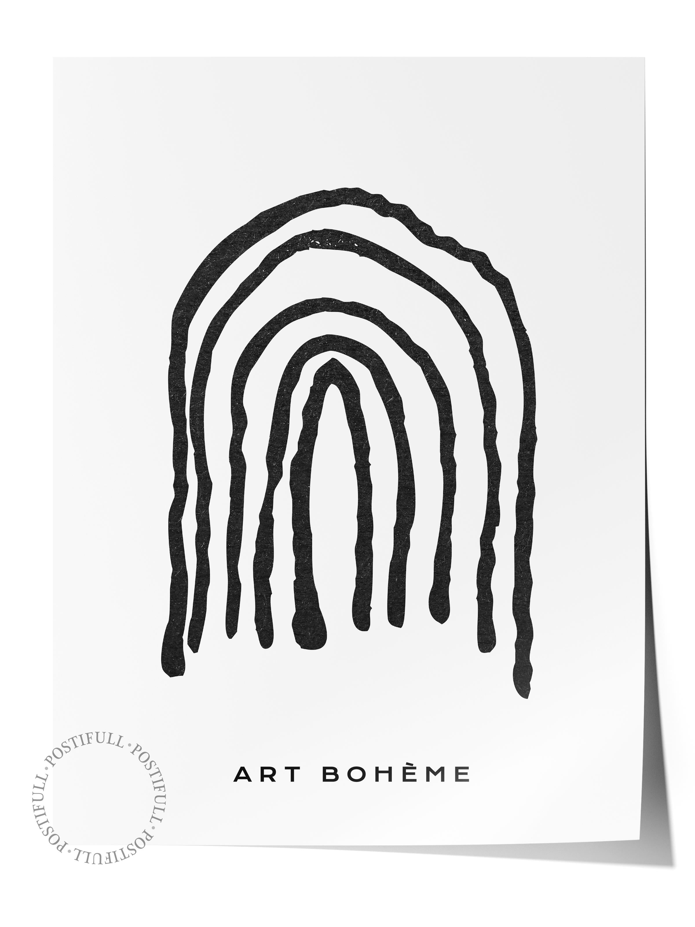 Soft Boho Çerçevesiz Duvar Posteri, İskandinav Temalı Poster - Salon, Mutfak ve Yatak Odası Dekoru