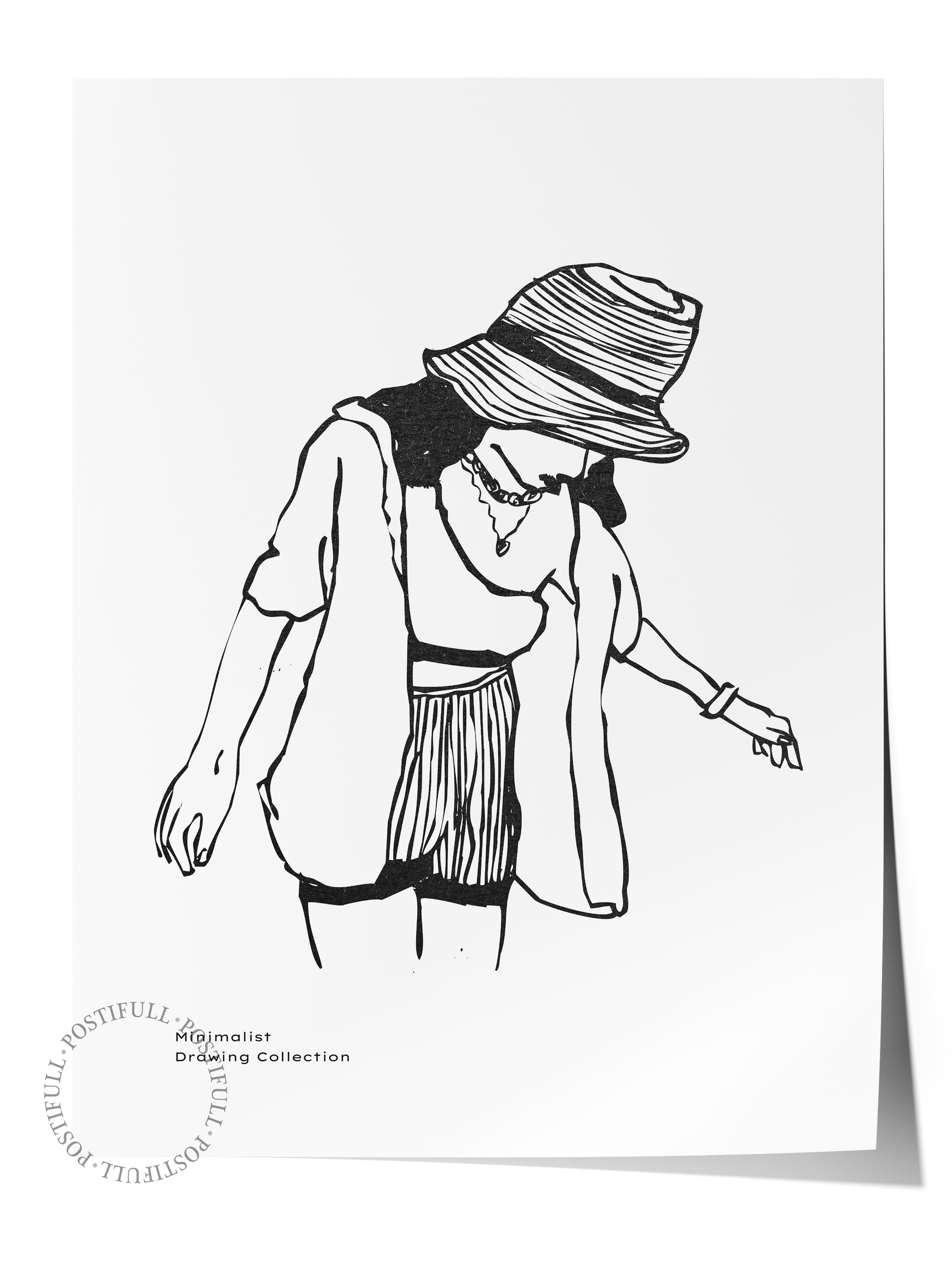 Soft Boho Çerçevesiz Duvar Posteri, İskandinav Temalı Poster - Salon, Mutfak ve Yatak Odası Dekoru