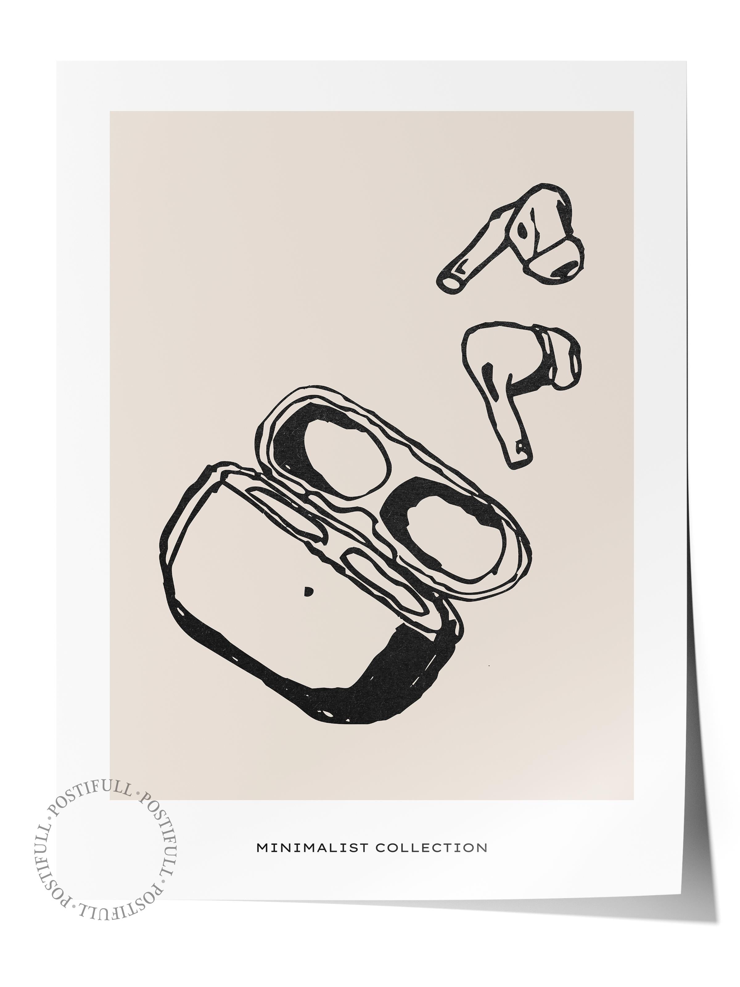 Soft Boho Çerçevesiz Duvar Posteri, İskandinav Temalı Poster - Salon, Mutfak ve Yatak Odası Dekoru