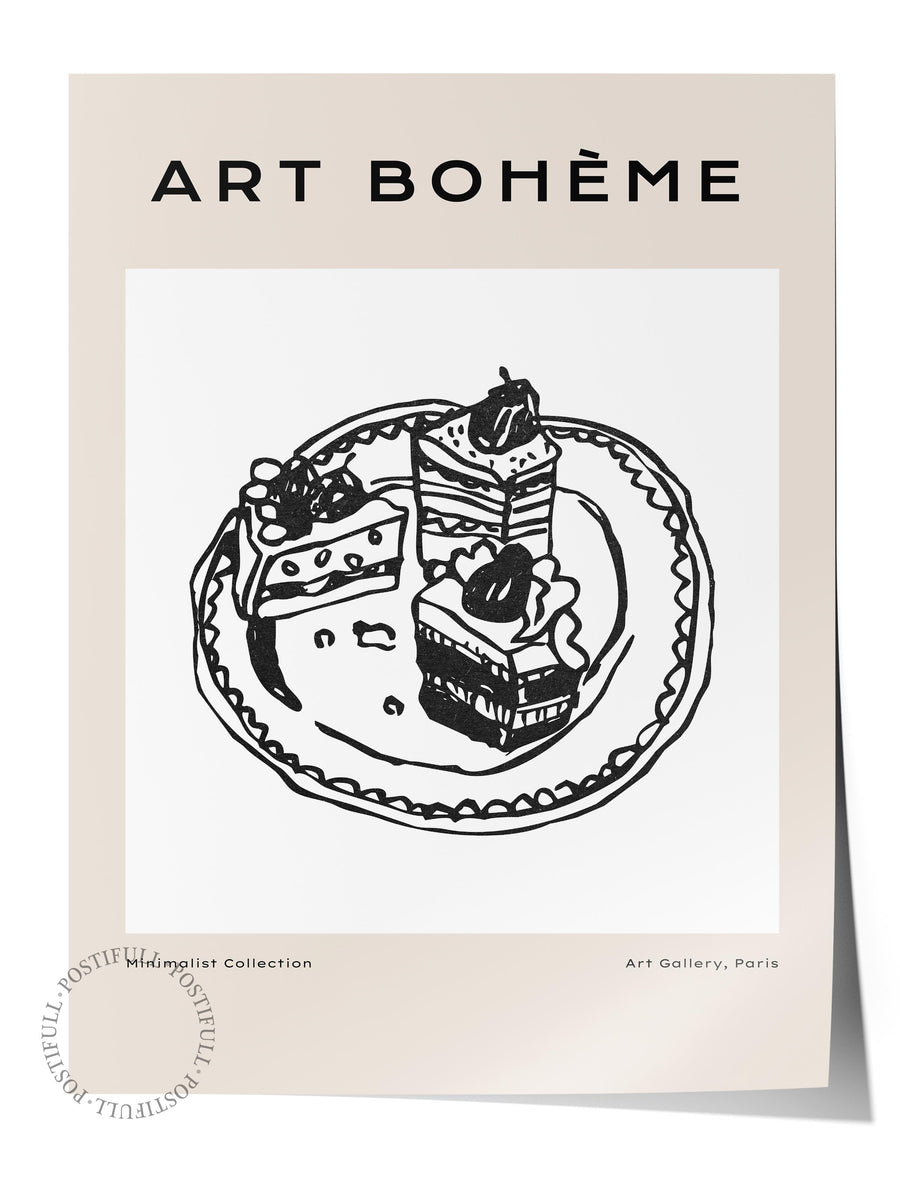 Farklı Tonlarda ART BOHÈME Bohem & Boho Çerçevesiz Poster