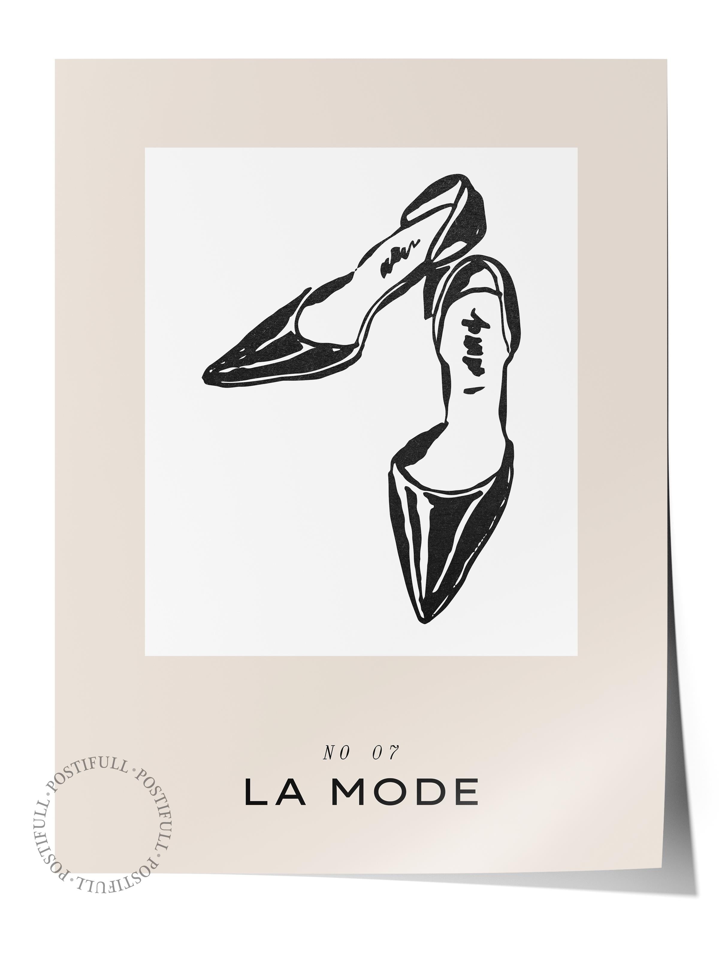 Soft Boho Çerçevesiz Duvar Posteri, İskandinav Temalı Poster - Salon, Mutfak ve Yatak Odası Dekoru