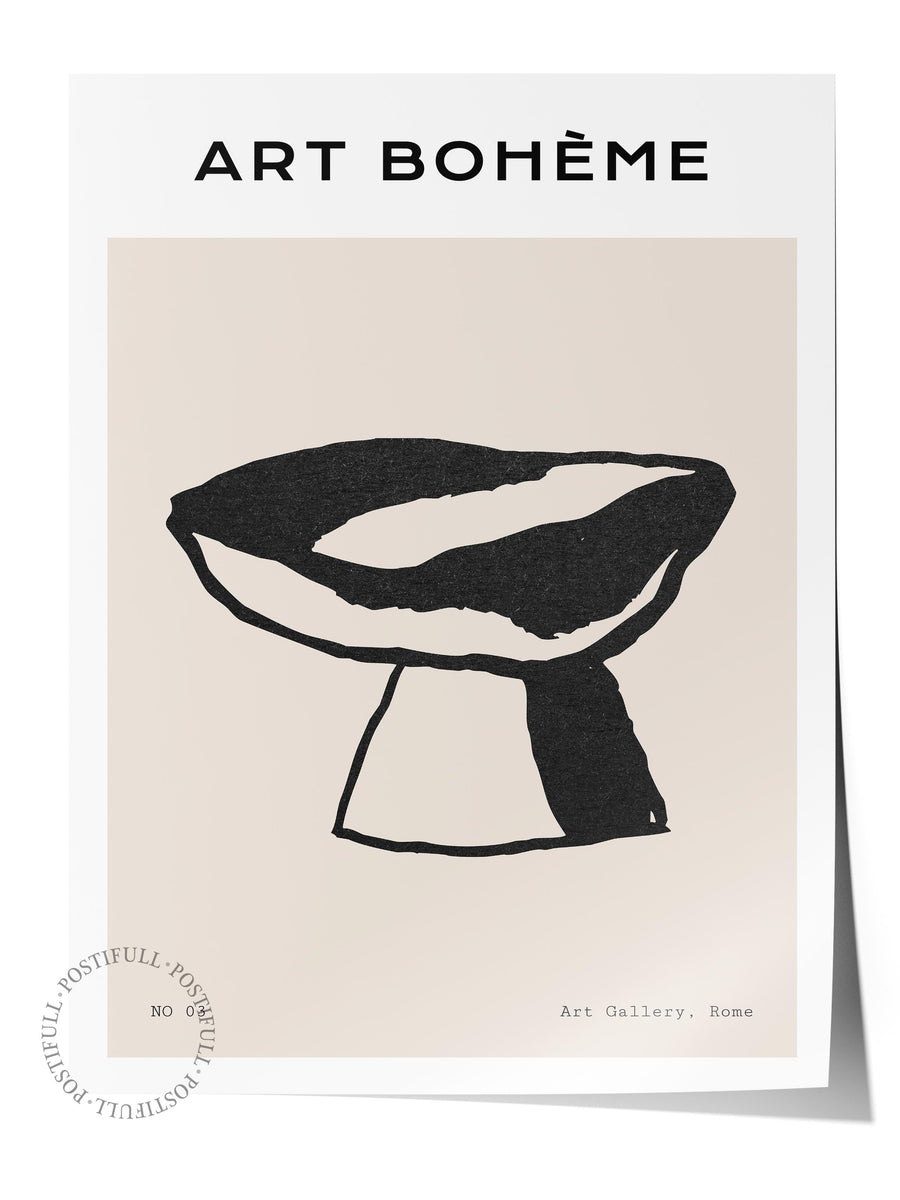 Farklı Tonlarda ART BOHÈME Bohem & Boho Çerçevesiz Poster