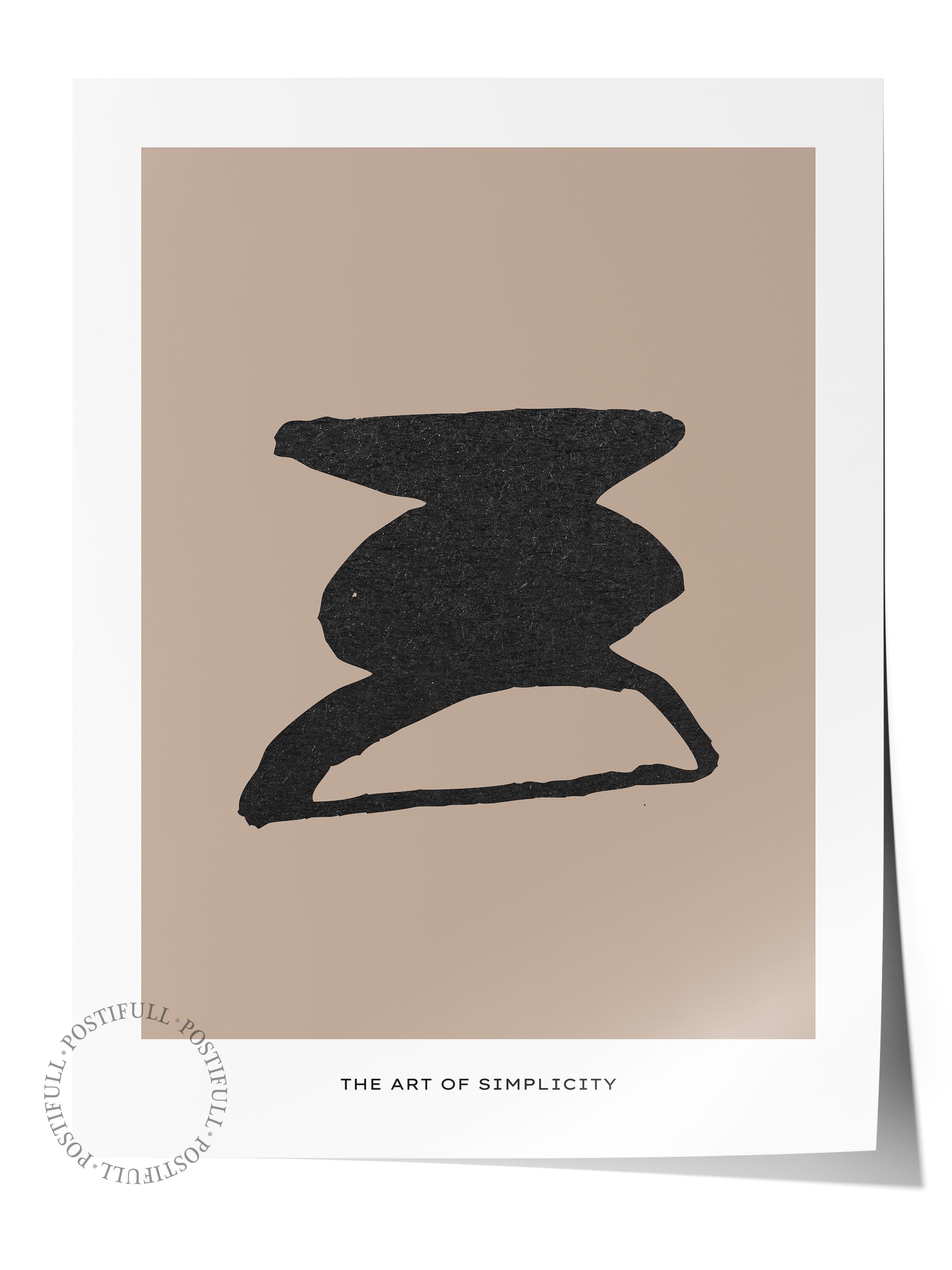 Soft Boho Çerçevesiz Duvar Posteri, İskandinav Temalı Poster - Salon, Mutfak ve Yatak Odası Dekoru