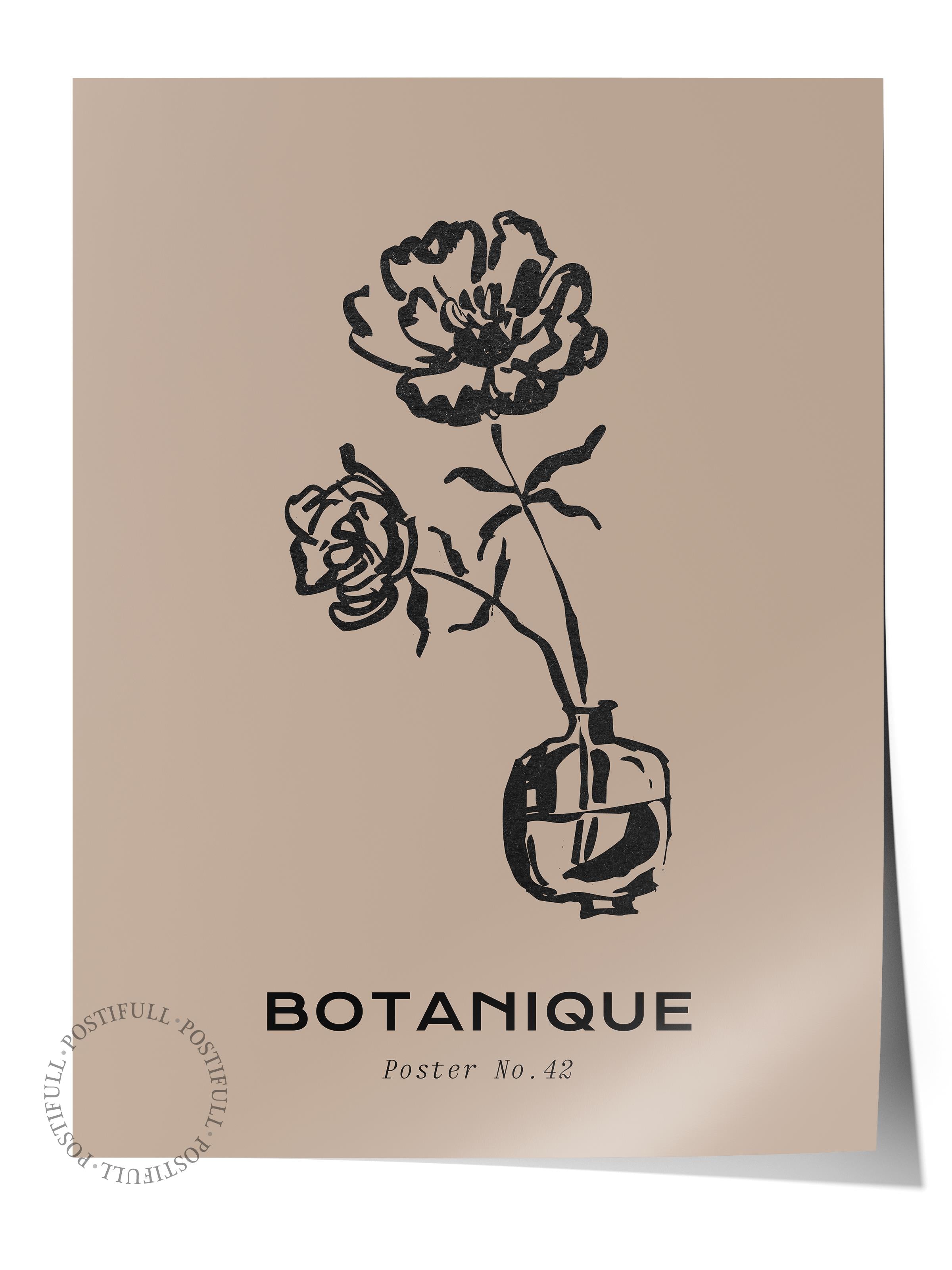 Soft Boho Çerçevesiz Duvar Posteri, İskandinav Temalı Poster - Salon, Mutfak ve Yatak Odası Dekoru