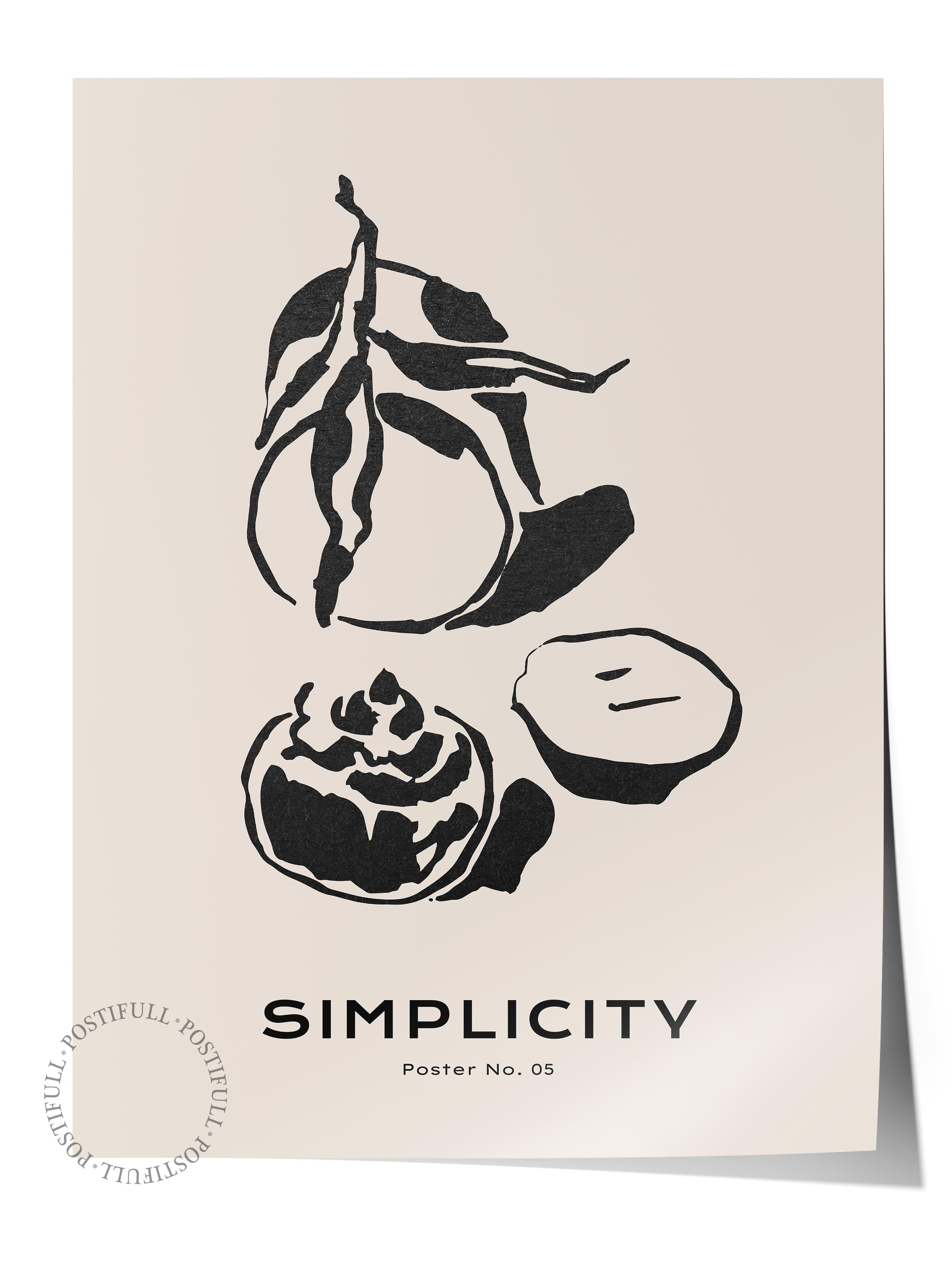 Soft Boho Çerçevesiz Duvar Posteri, İskandinav Temalı Poster - Salon, Mutfak ve Yatak Odası Dekoru