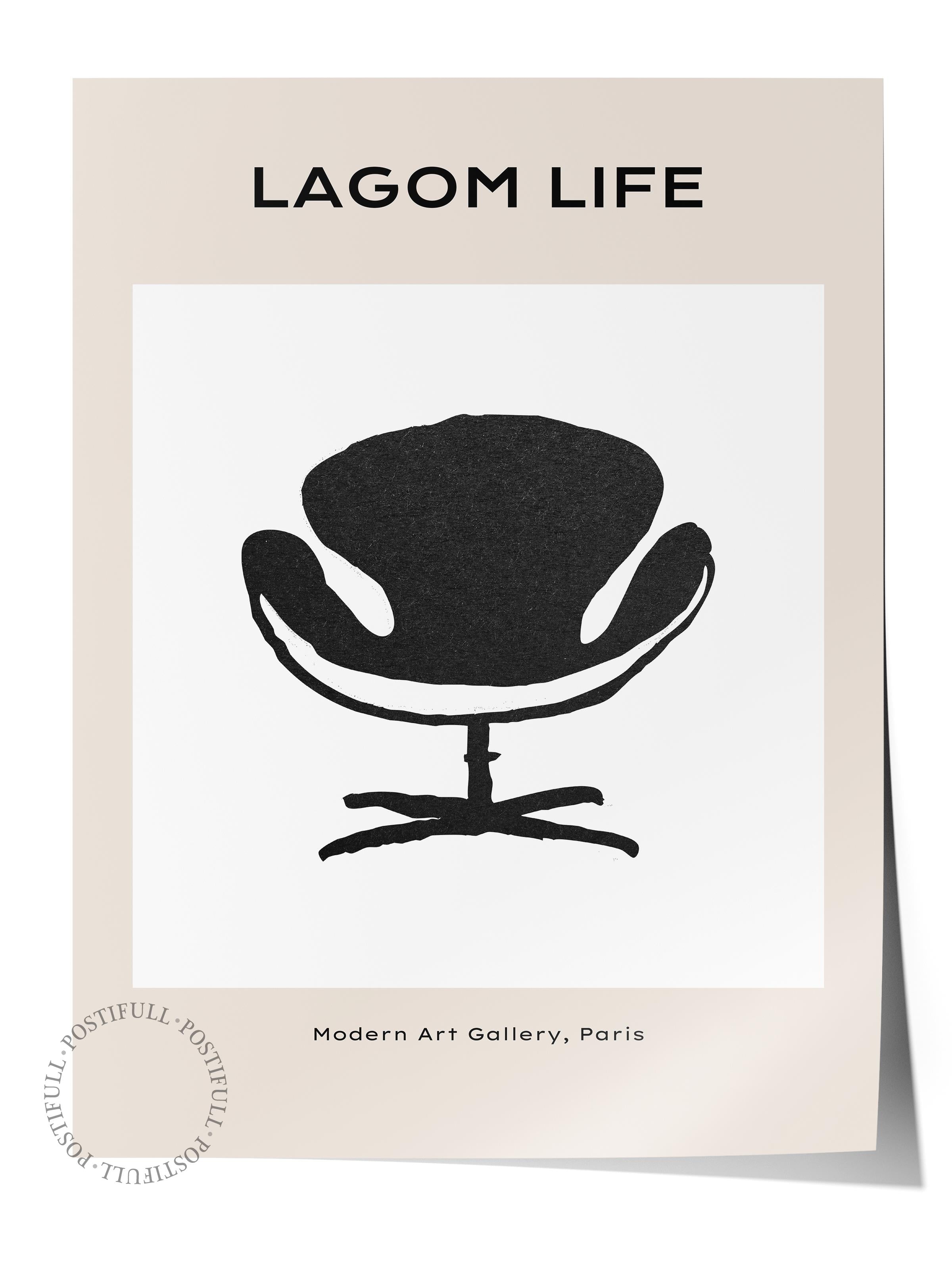 Soft Boho Çerçevesiz Duvar Posteri, İskandinav Temalı Poster - Salon, Mutfak ve Yatak Odası Dekoru