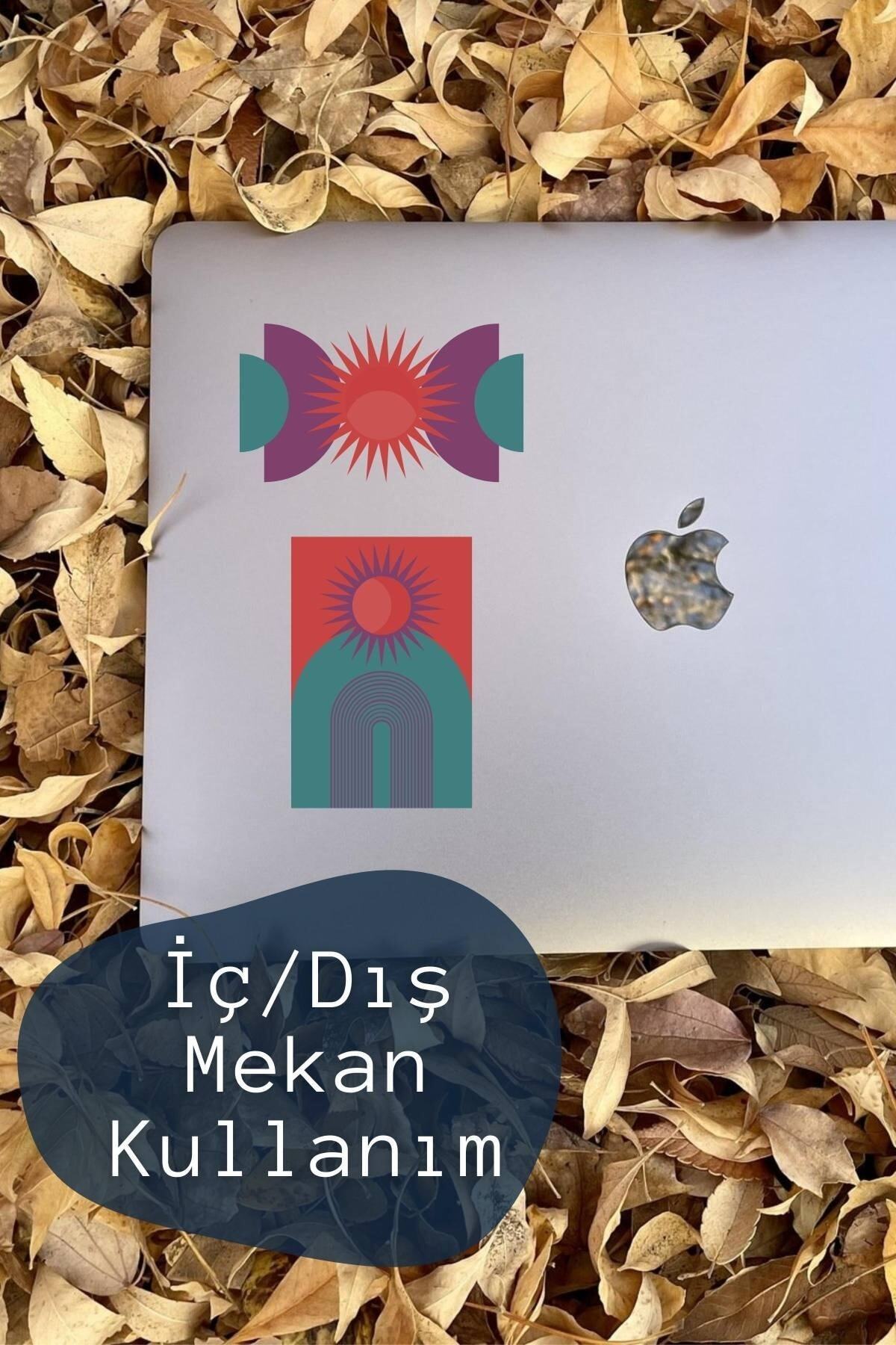 Soft Boho Temalı Sticker Seti - 10 Adet Etiket Seti- Telefon, Tablet, Defter Laptop Uyumlu Etiket