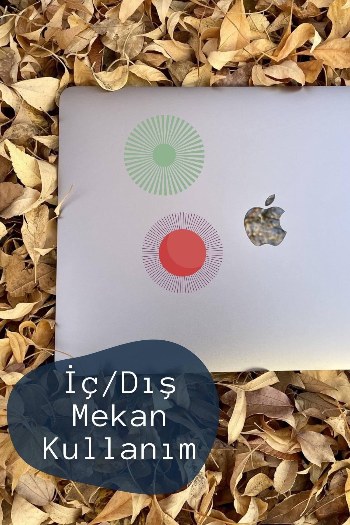 Soft Boho Temalı Sticker Seti - 8 Adet Etiket Seti- Telefon, Tablet, Defter Laptop Uyumlu Etiket